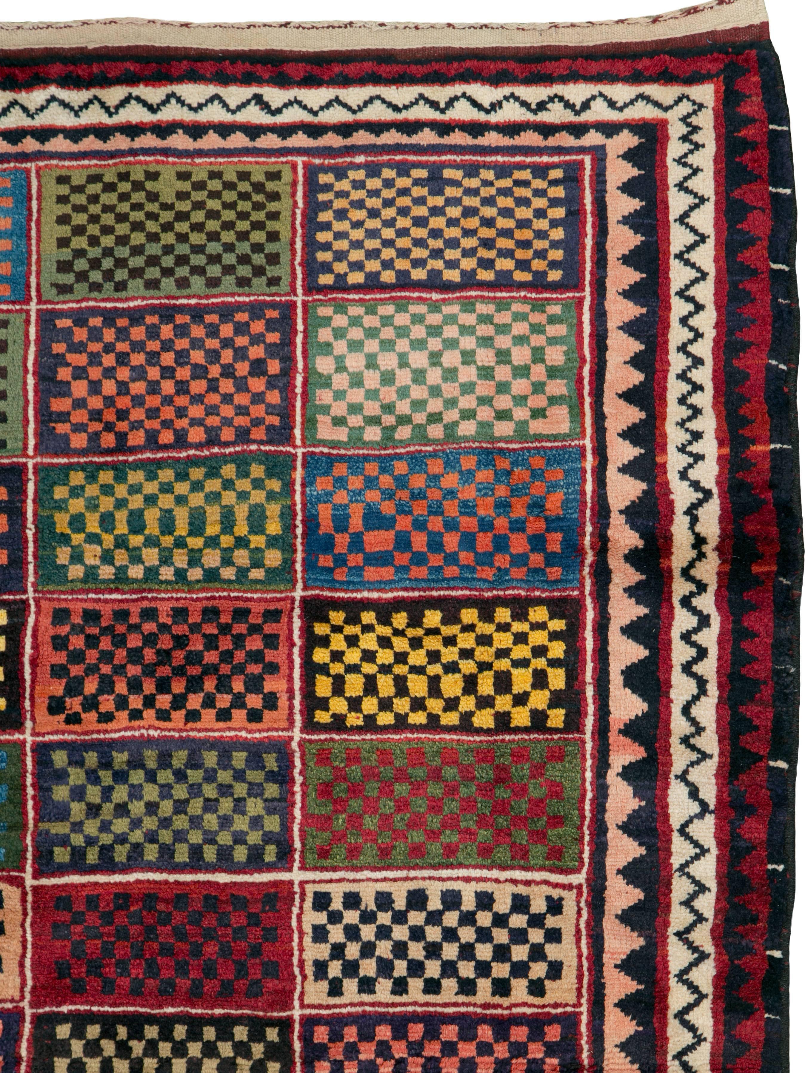 Tribal Vintage Persian Gabbeh Rug