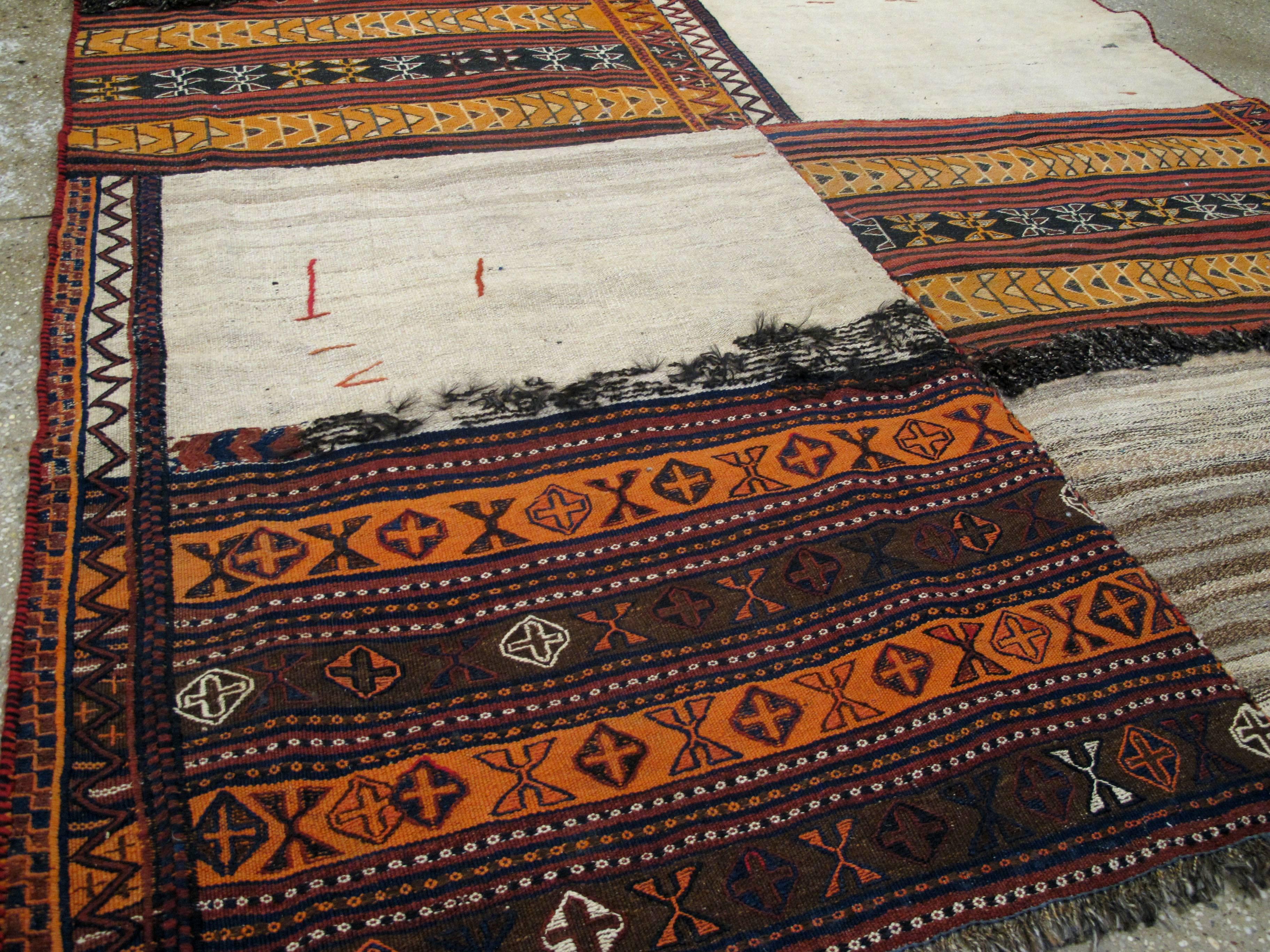 Vintage Persian Kilim Flat-Weave For Sale 1