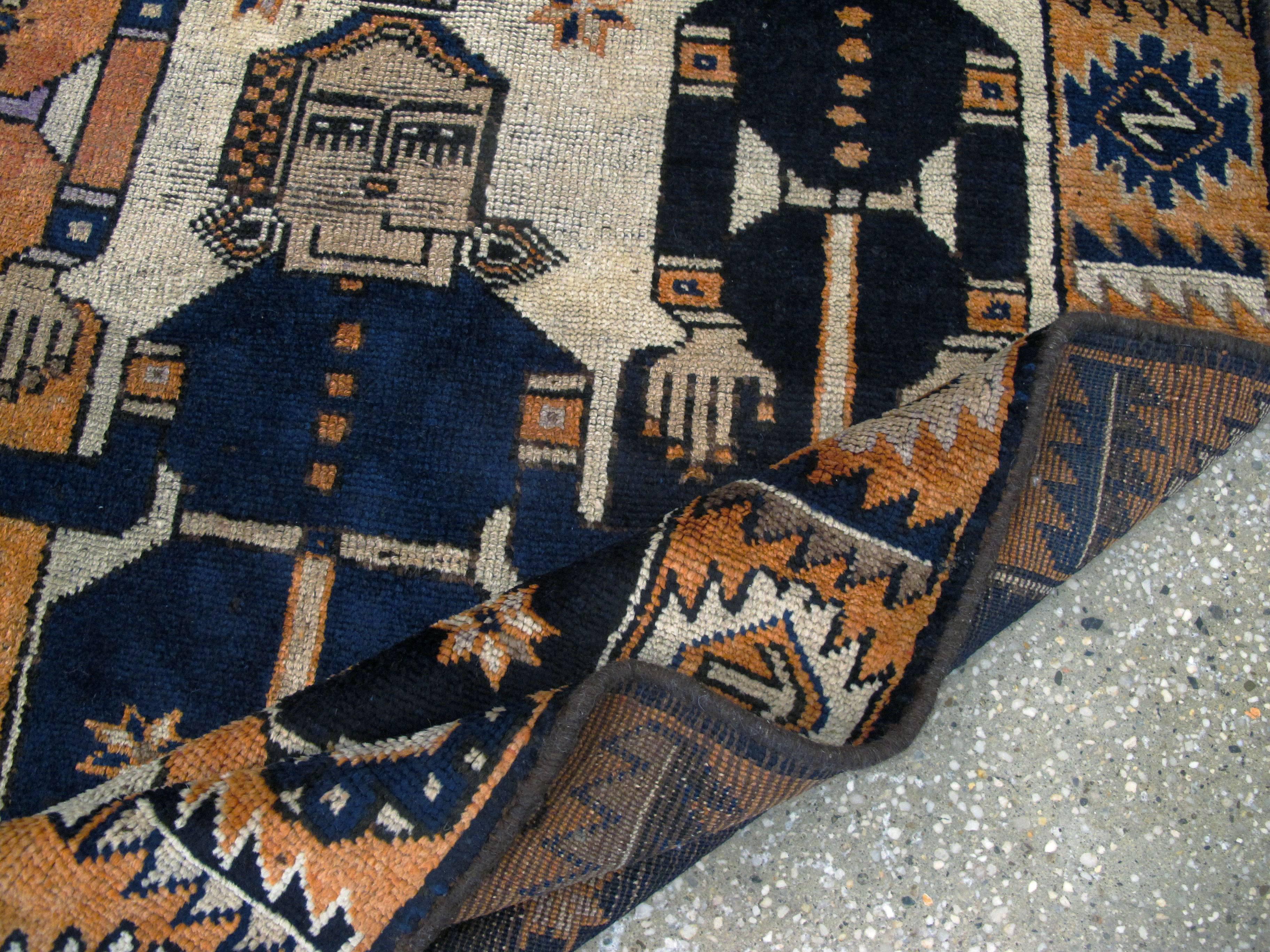 Antique Persian Gabbeh Rug For Sale 2