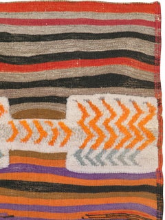 Vintage Persian Bakhtiari Kilim