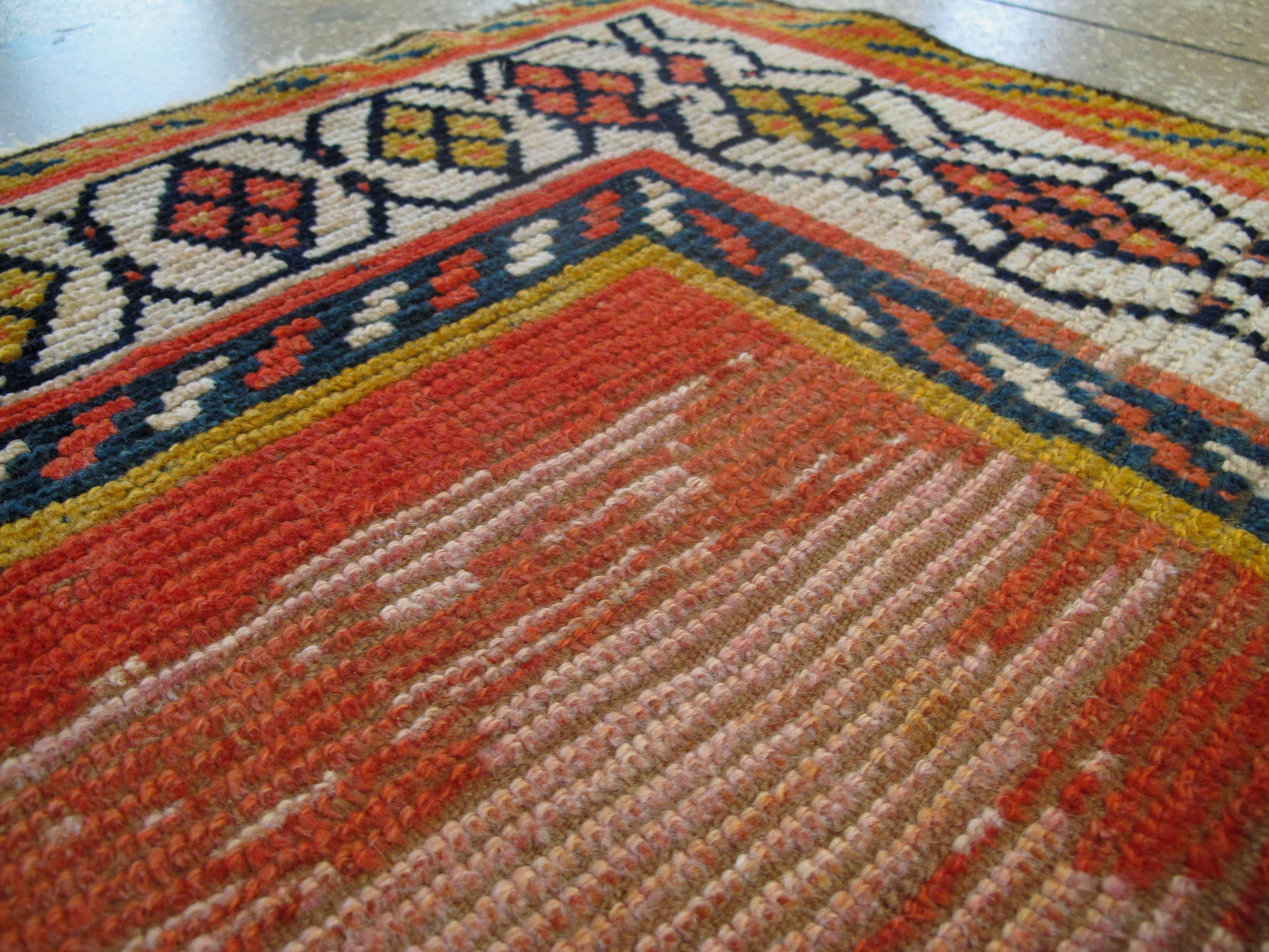 Wool Antique Persian Gabbeh Rug