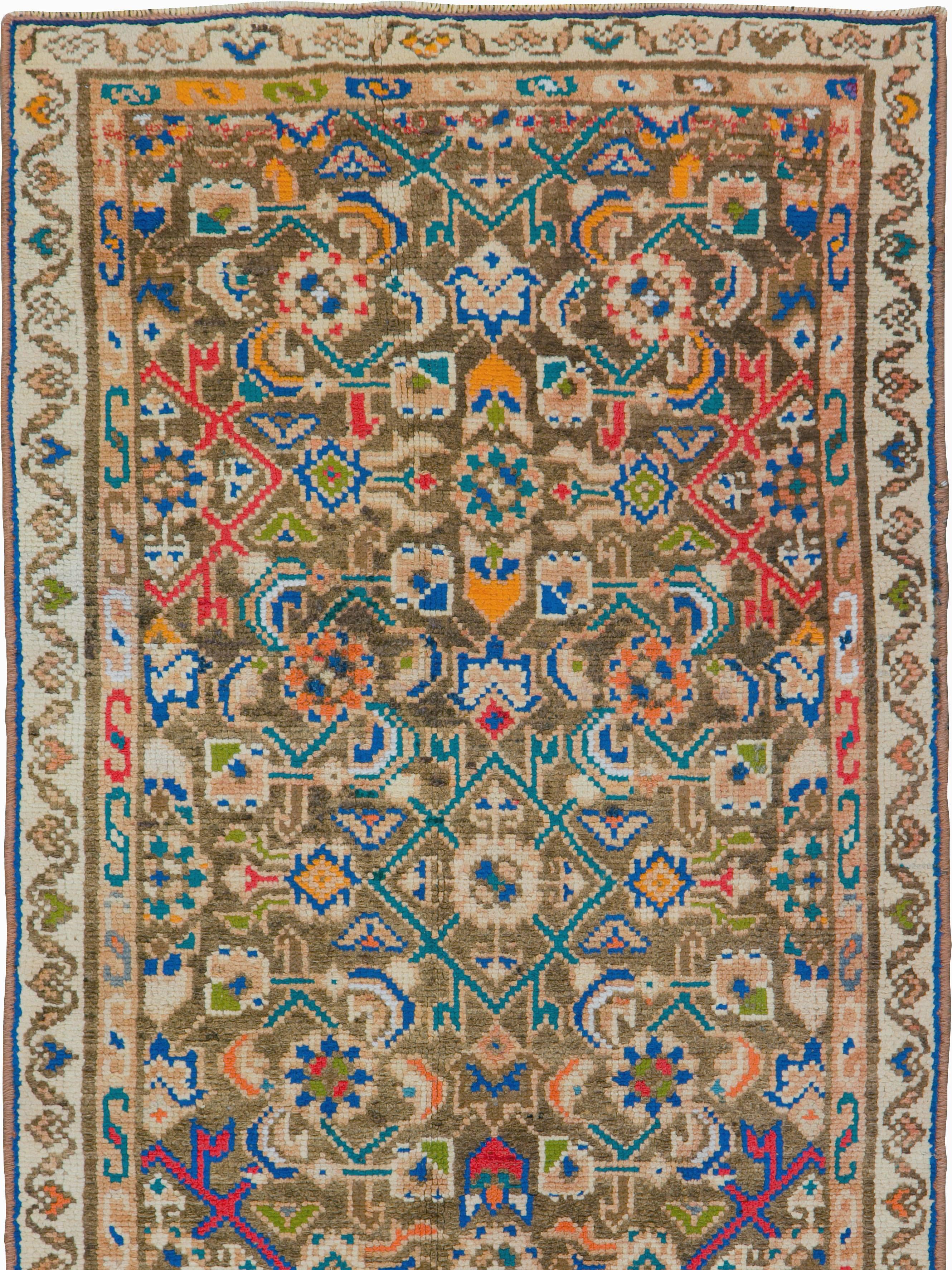 Modern Vintage Persian Hamadan Rug