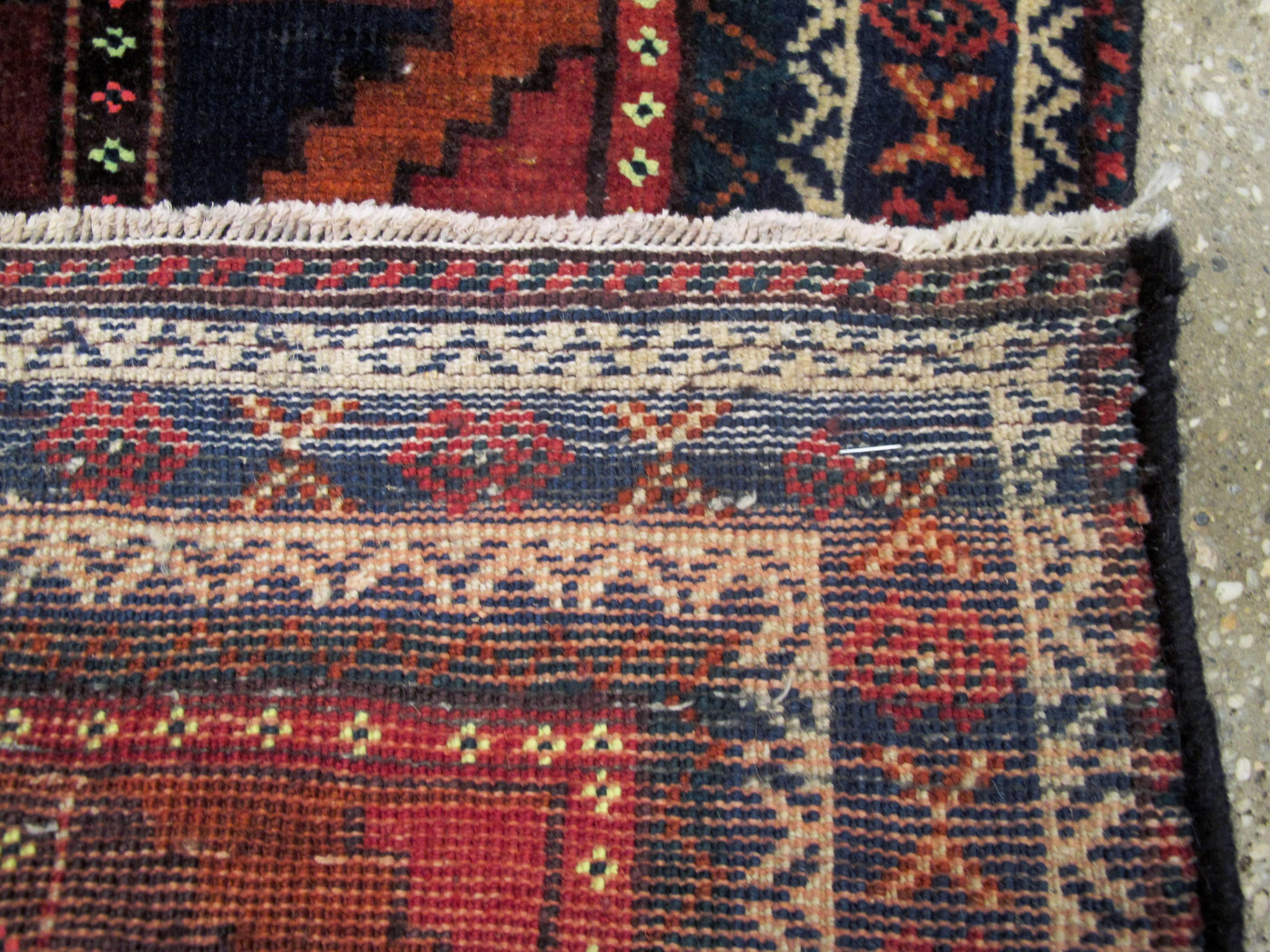 Vintage Persian Baluch Rug For Sale 1