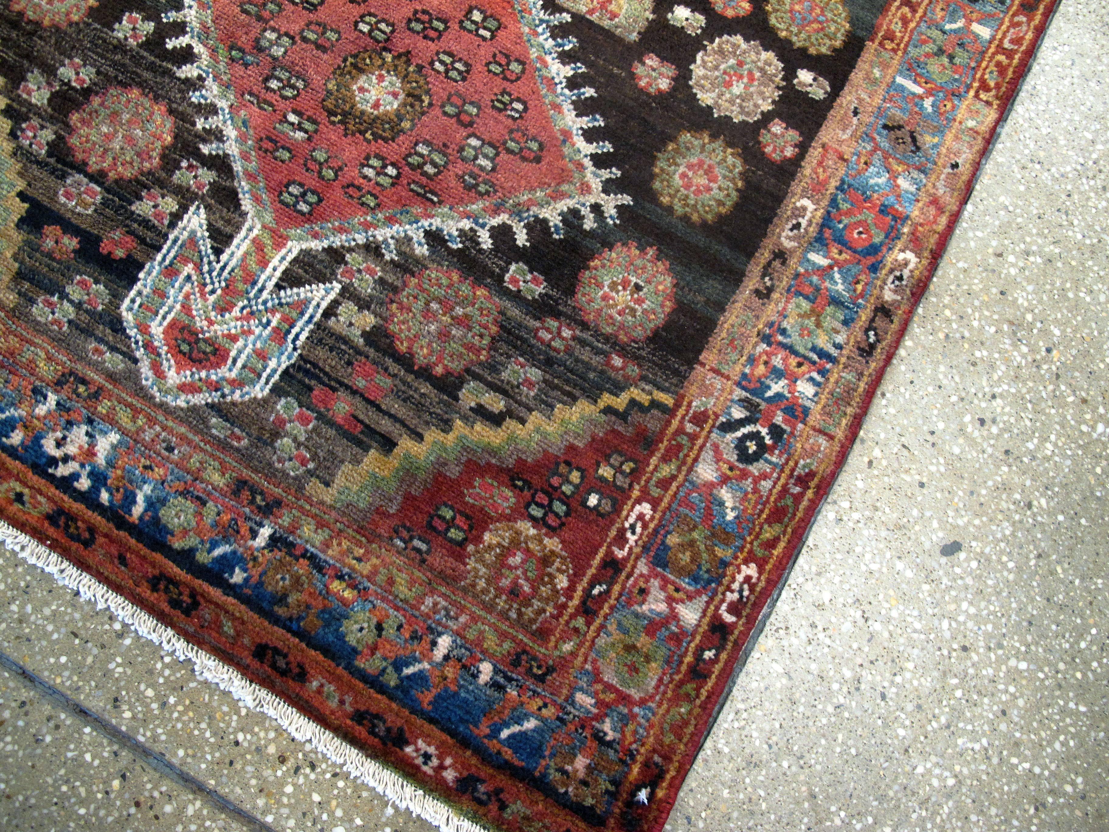 Antique Persian Kurd Rug In Excellent Condition In New York, NY