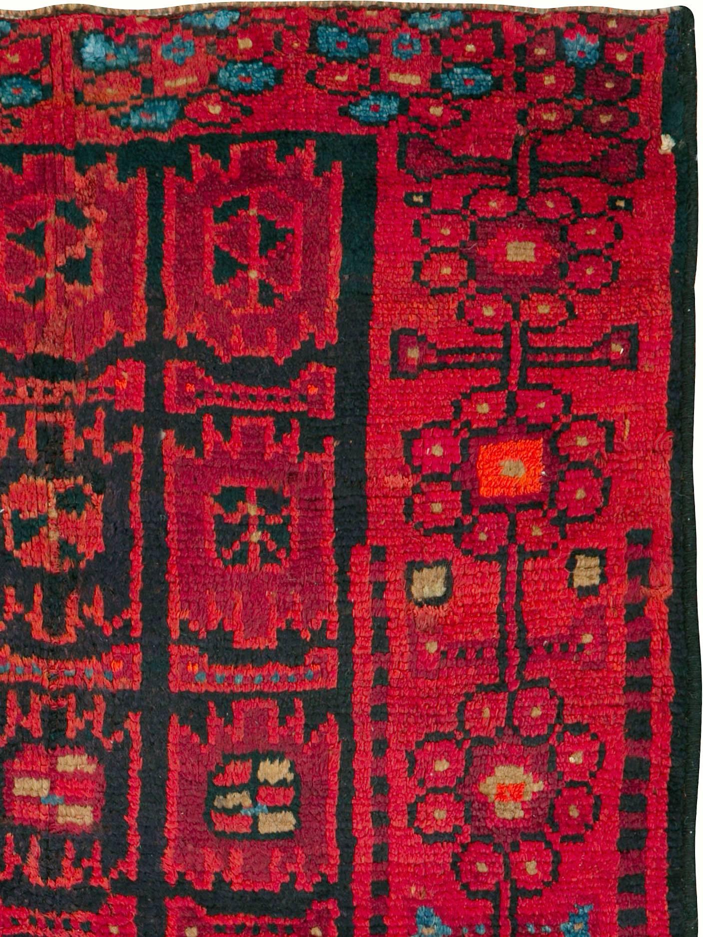 Tribal Vintage Persian Kurdish Rug