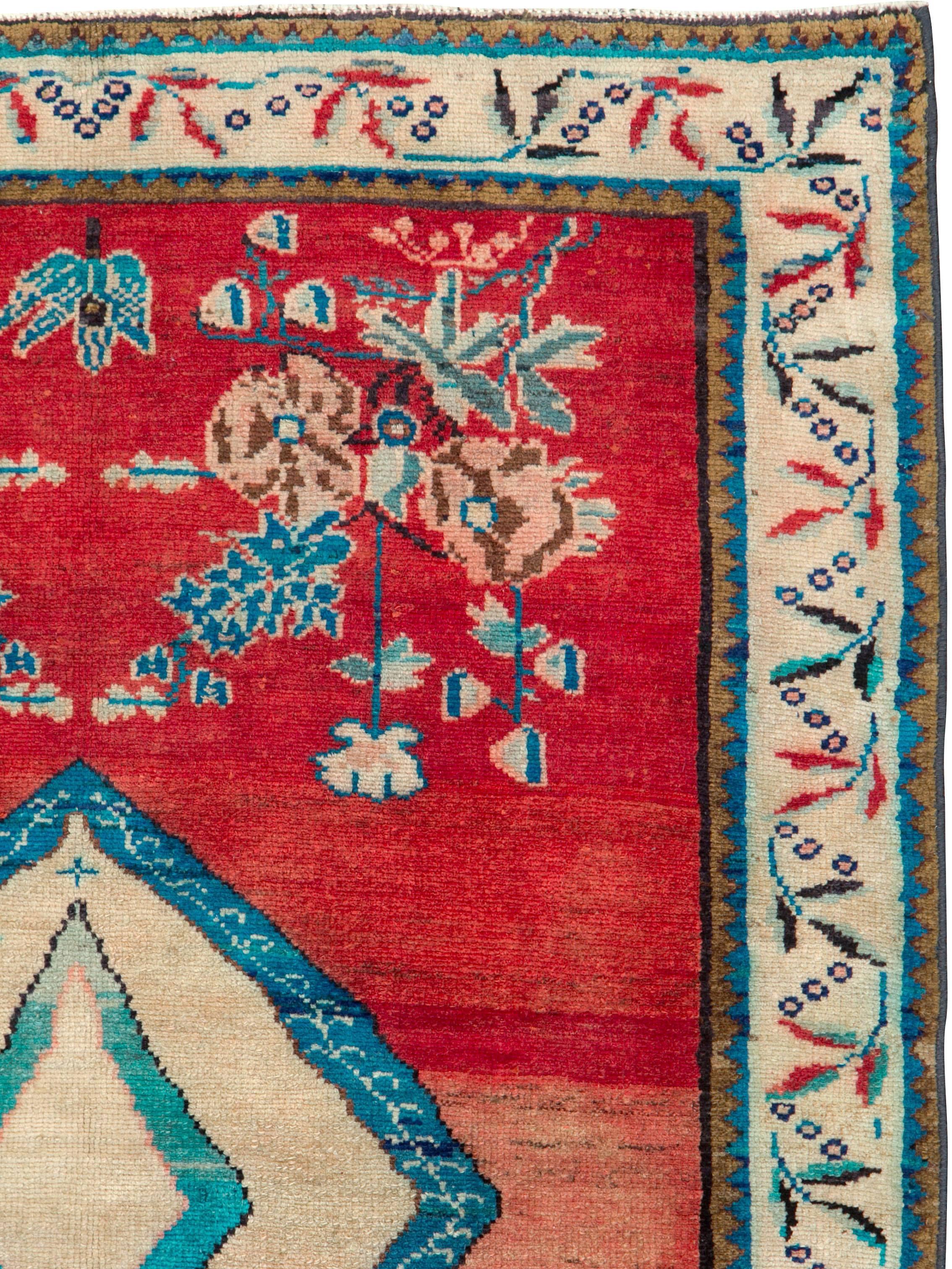 Tribal Vintage Persian Mahal Rug For Sale
