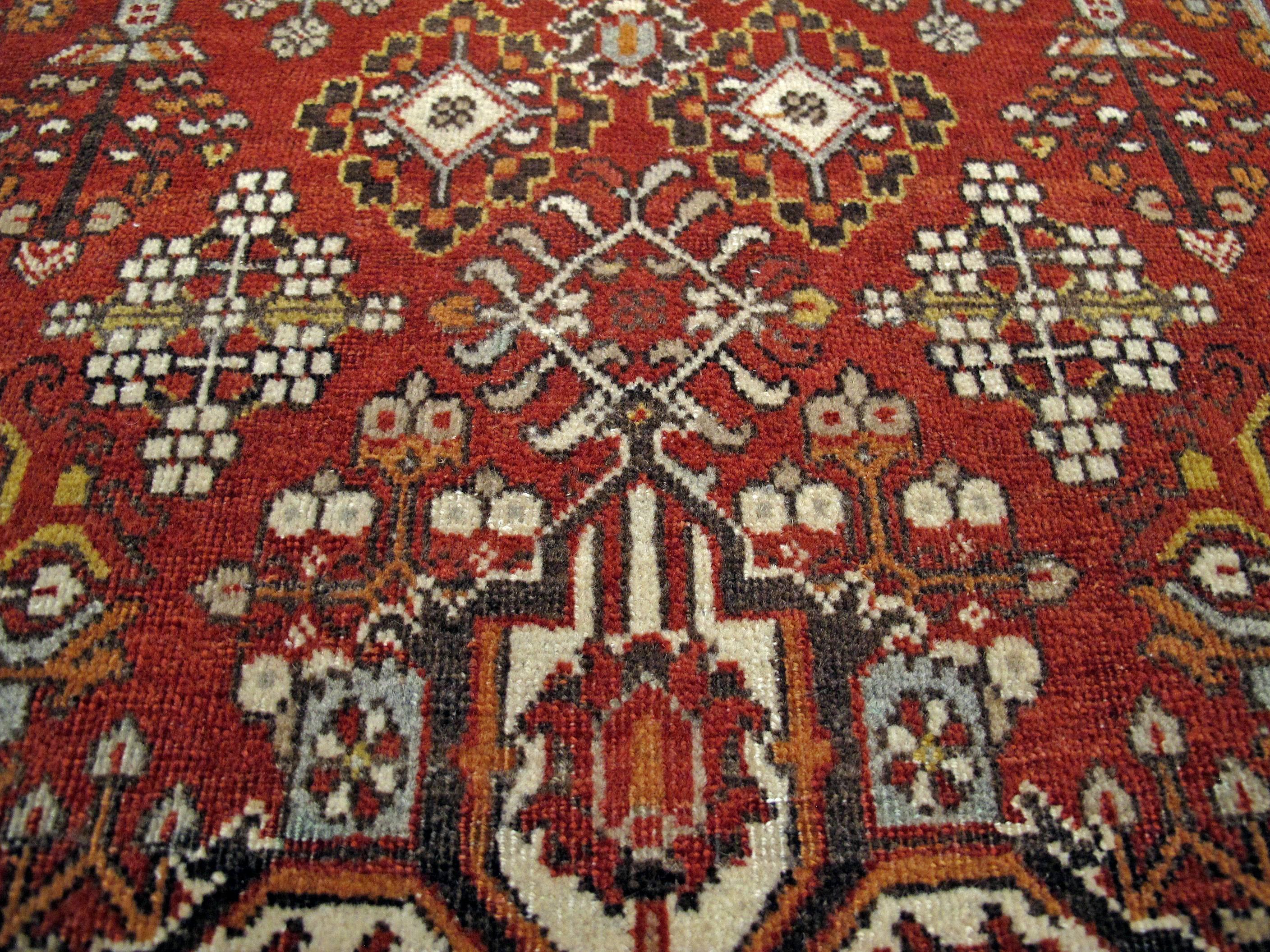 Wool Antique Persian Joshegan Rug For Sale