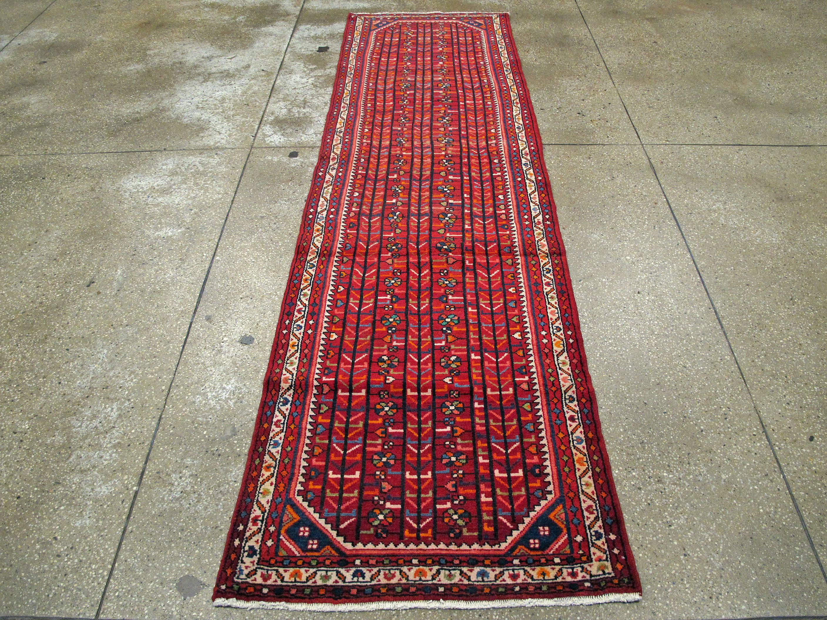 Persischer Malayer-Teppich im Vintage-Stil (Handgeknüpft) im Angebot