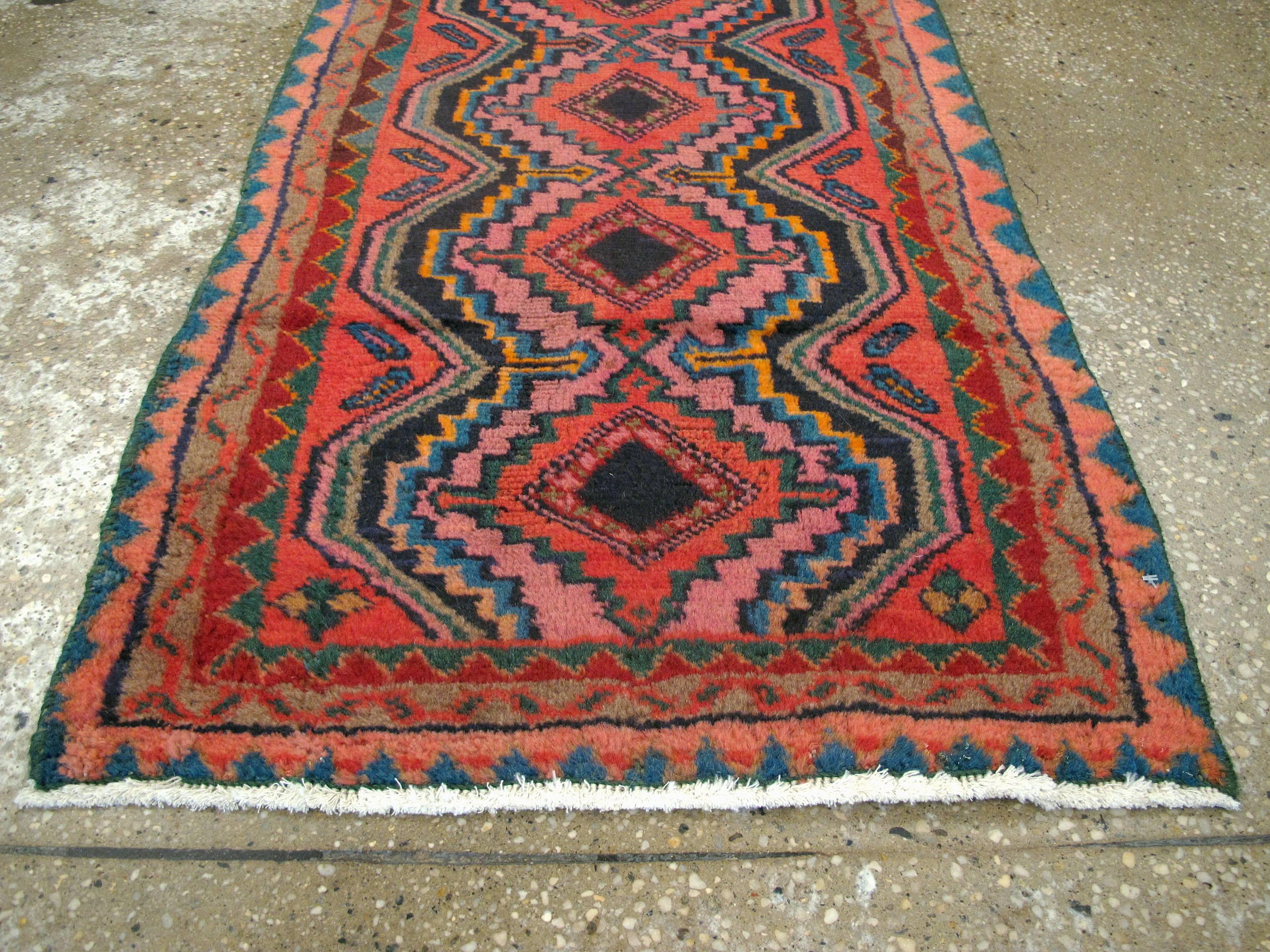 Vintage Persian Malayer Rug In Excellent Condition In New York, NY