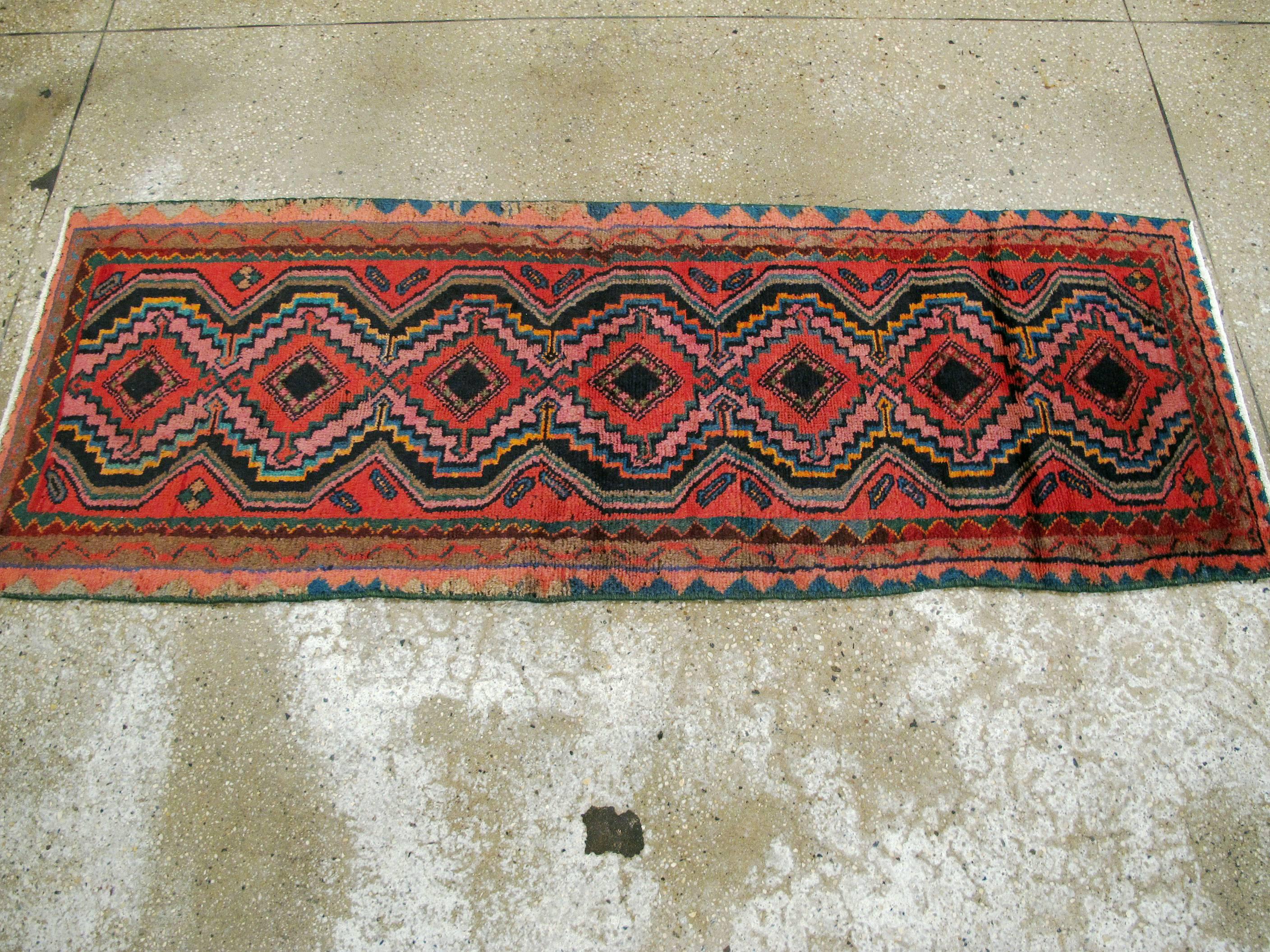 20th Century Vintage Persian Malayer Rug