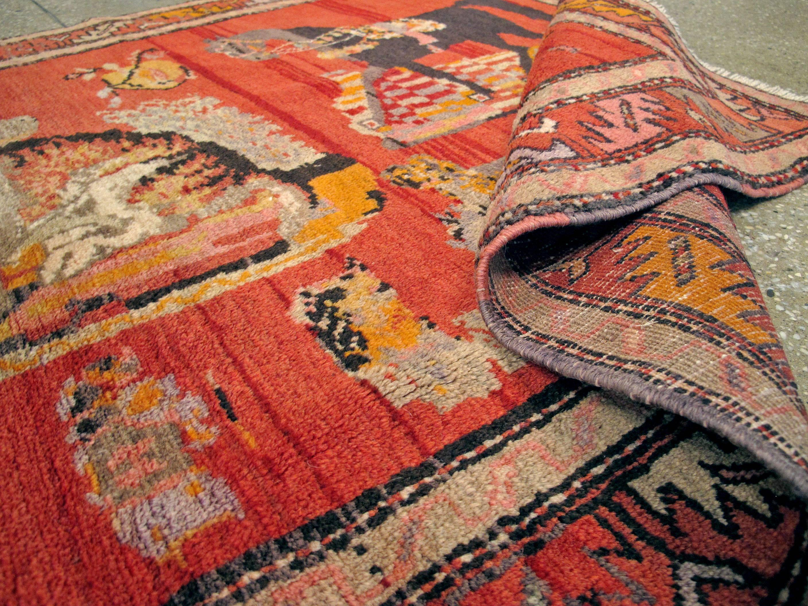 Vintage Caucasian Karabagh Rug For Sale 2