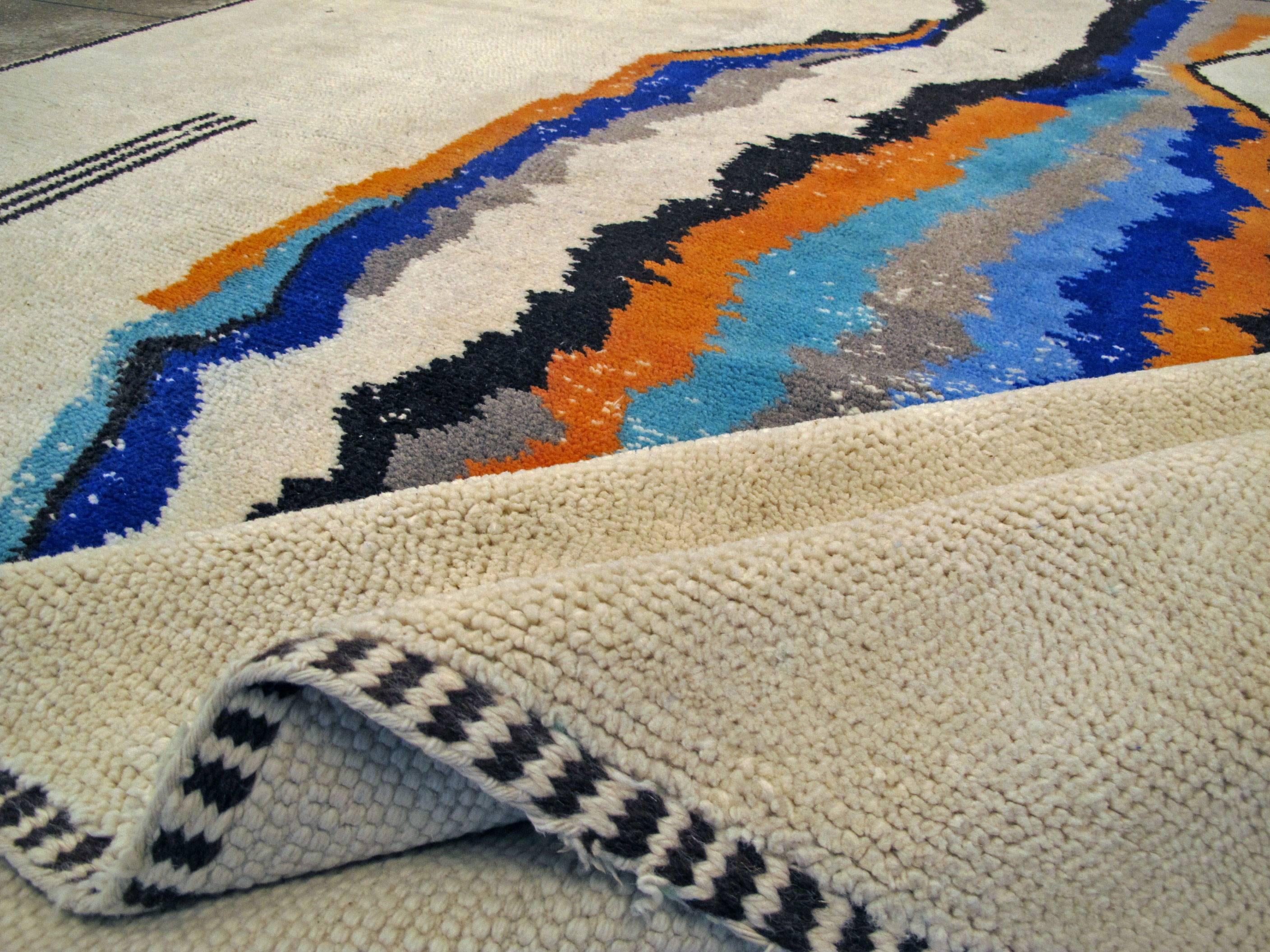 Modern Moroccan Rug For Sale 1