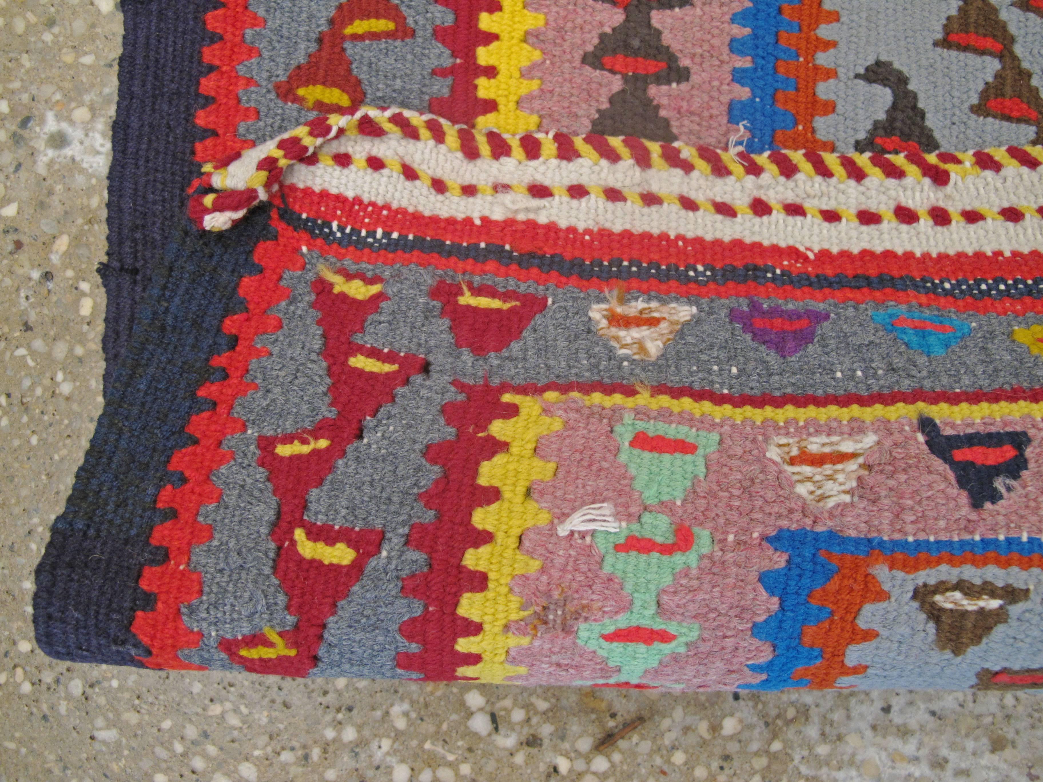 Vintage Persian Kilim Flat-Weave 4