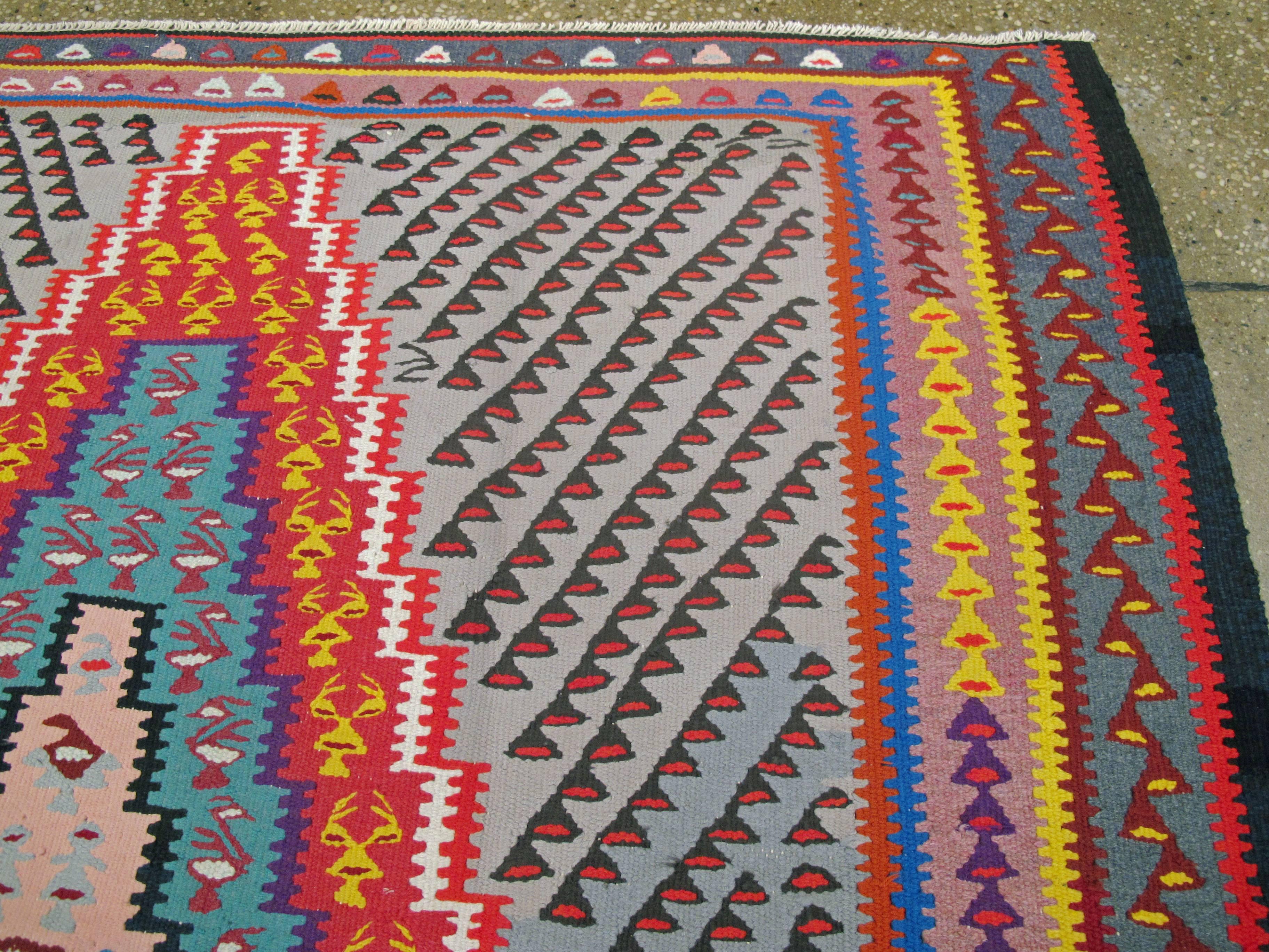 Vintage Persian Kilim Flat-Weave 2