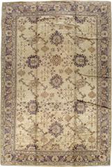 Antique Turkish Oushak Rug