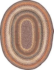 Vintage American Braid Rug