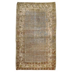 Antique Distressed Persian Malayer Rug