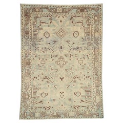 Mid-20th Century Handmade Persian Malayer Throw Rug