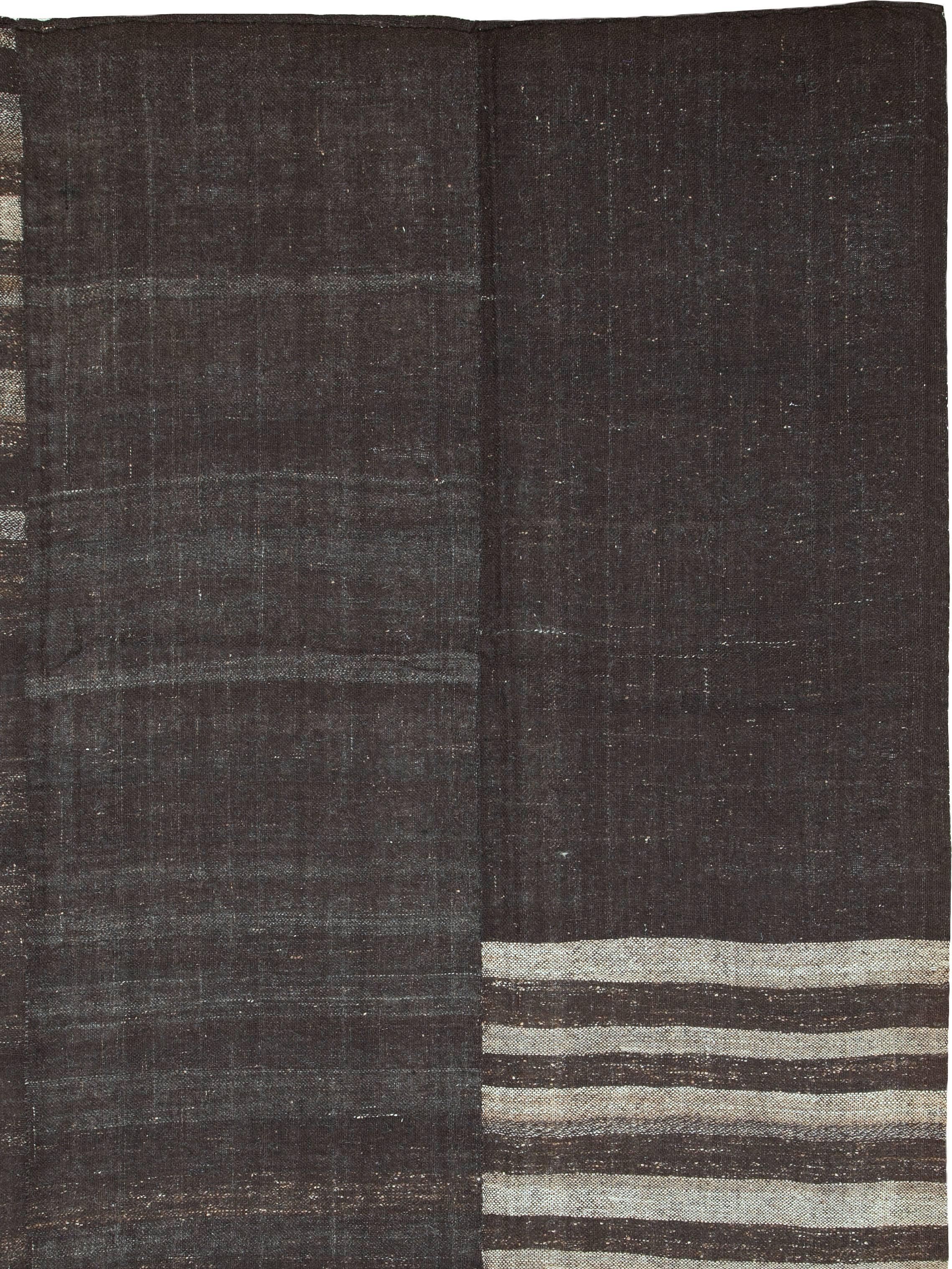 20th Century Vintage Turkish Flat-Weave Kilim Rug