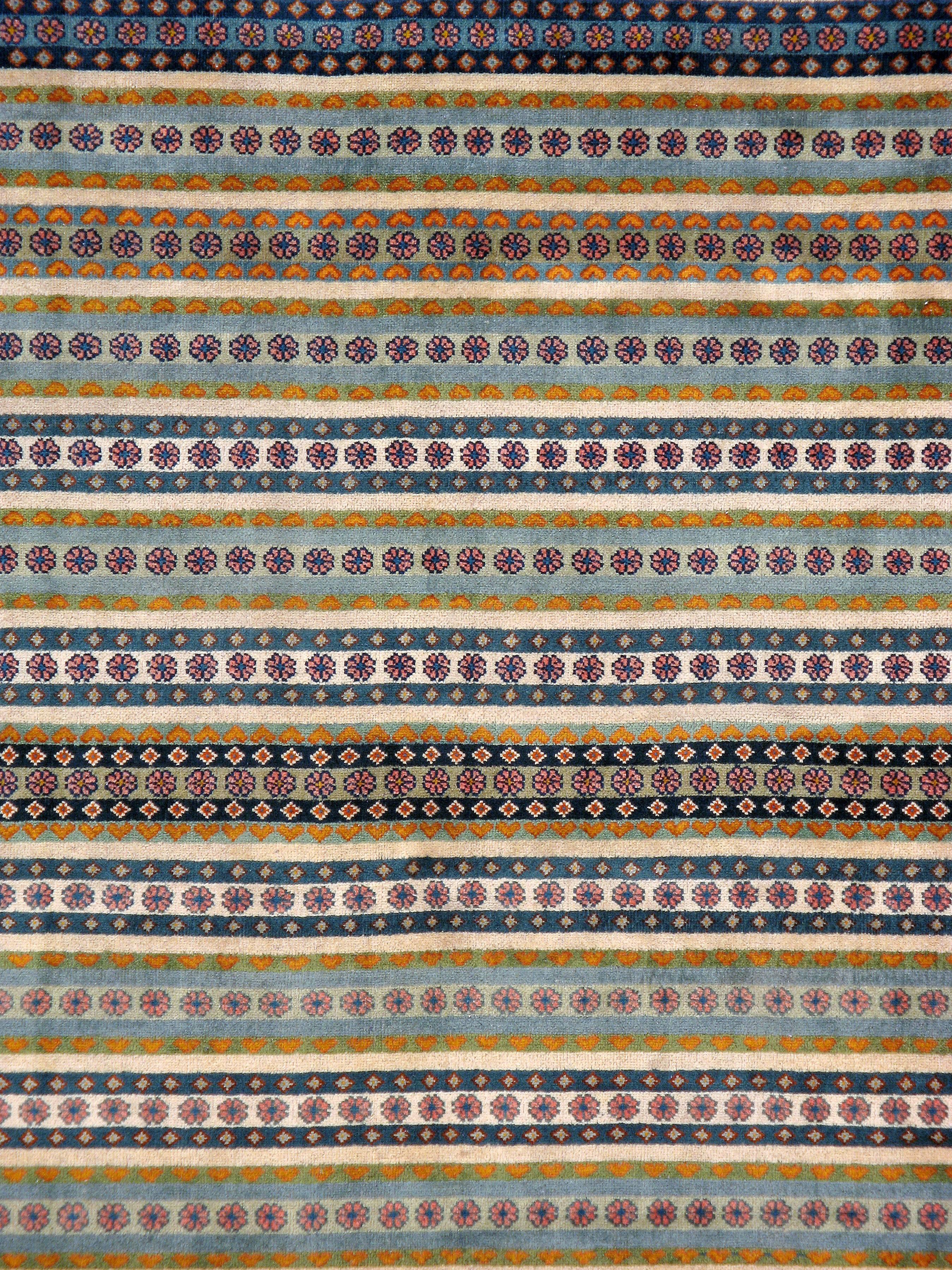 Persischer Kashan-Teppich (Moderne der Mitte des Jahrhunderts) im Angebot