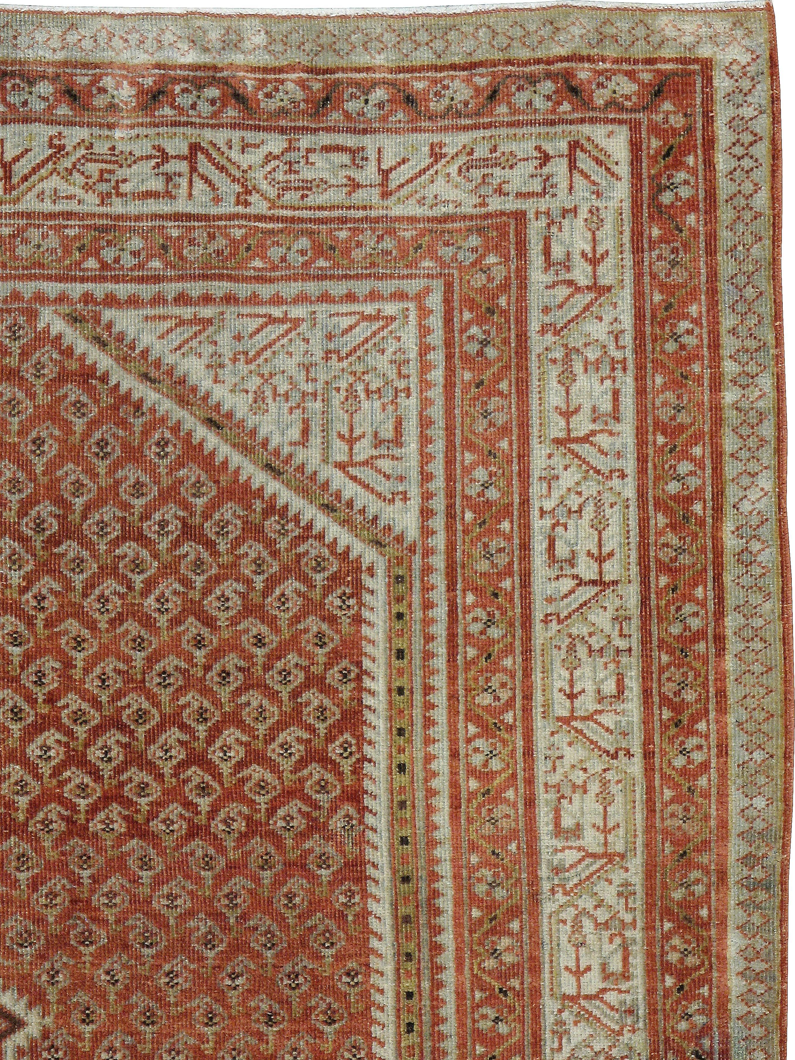 Ein antiker persischer Malayer-Teppich aus dem ersten Viertel des 20. Jahrhunderts.