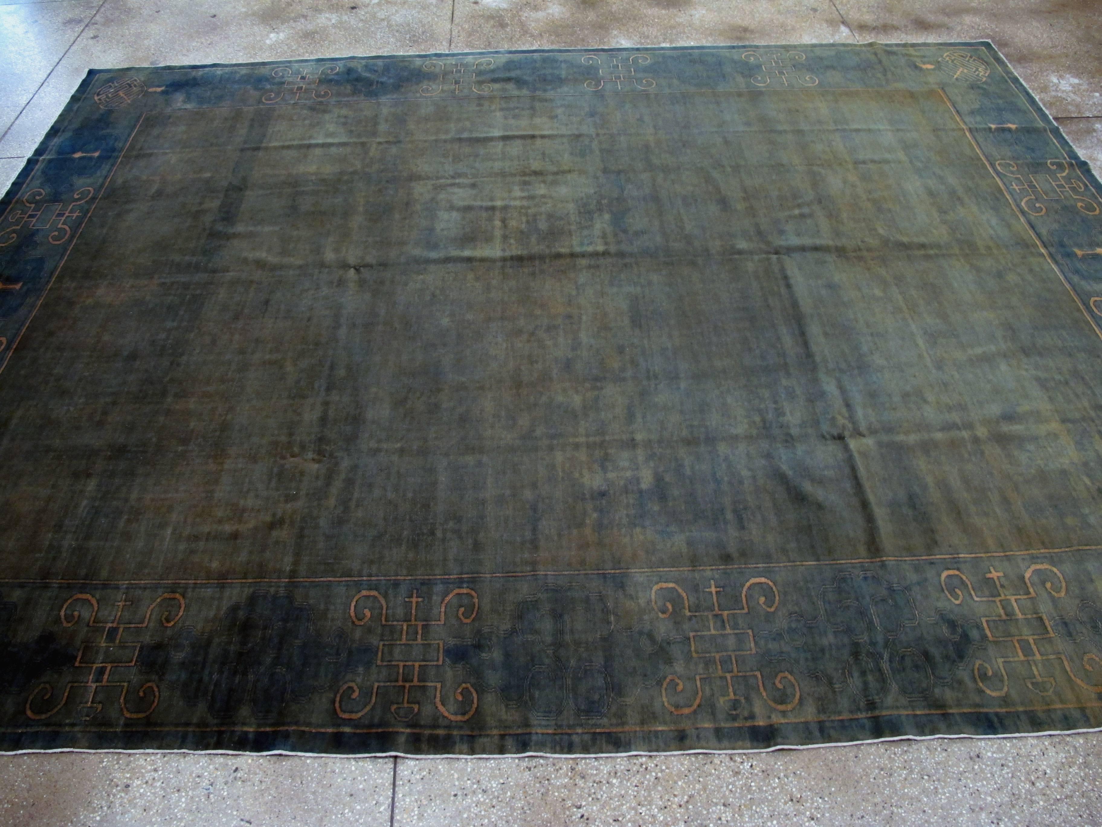 Antique Chinese Peking Carpet 1