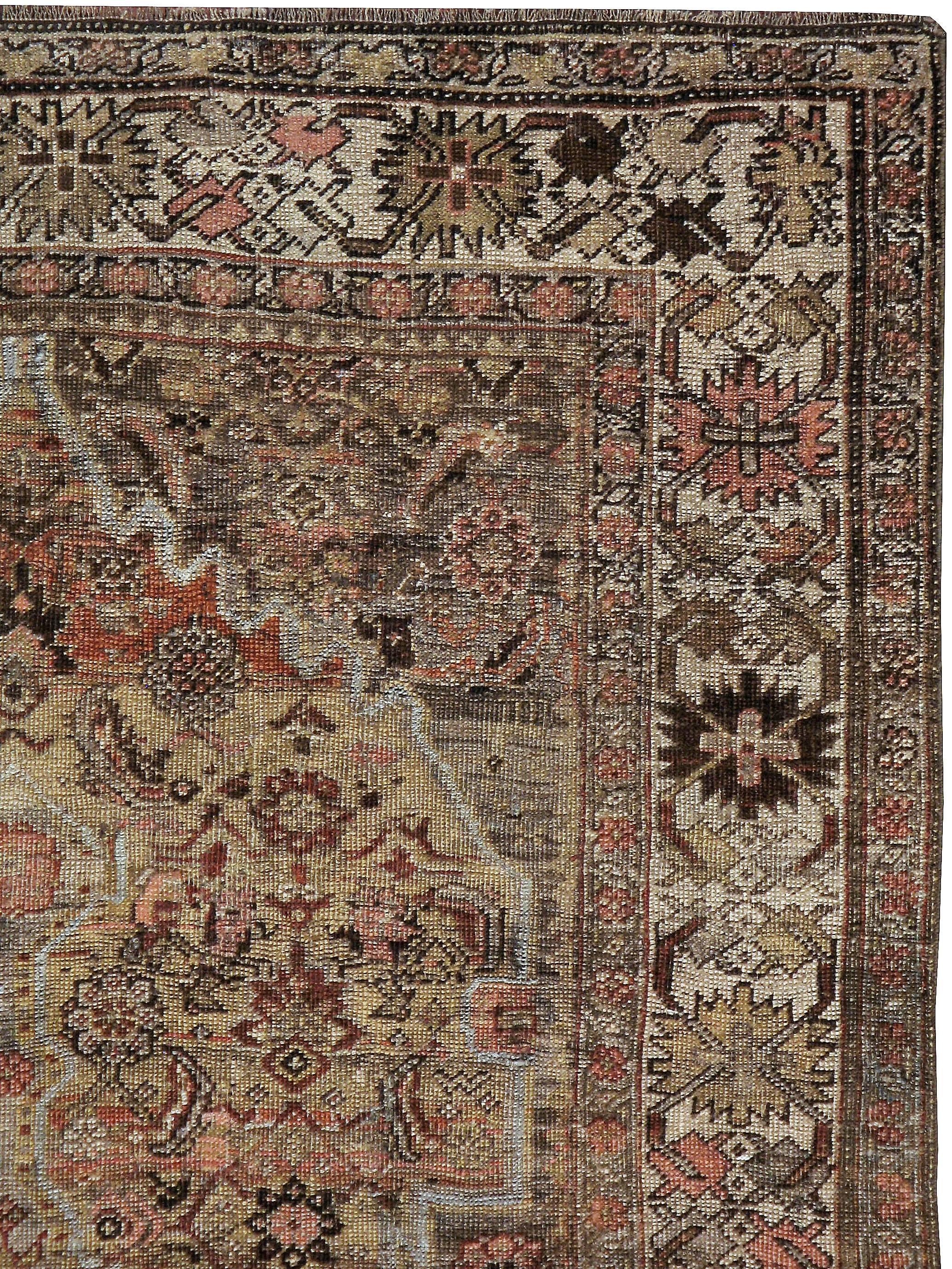 Tribal Antique Persian Bidjar Rug For Sale