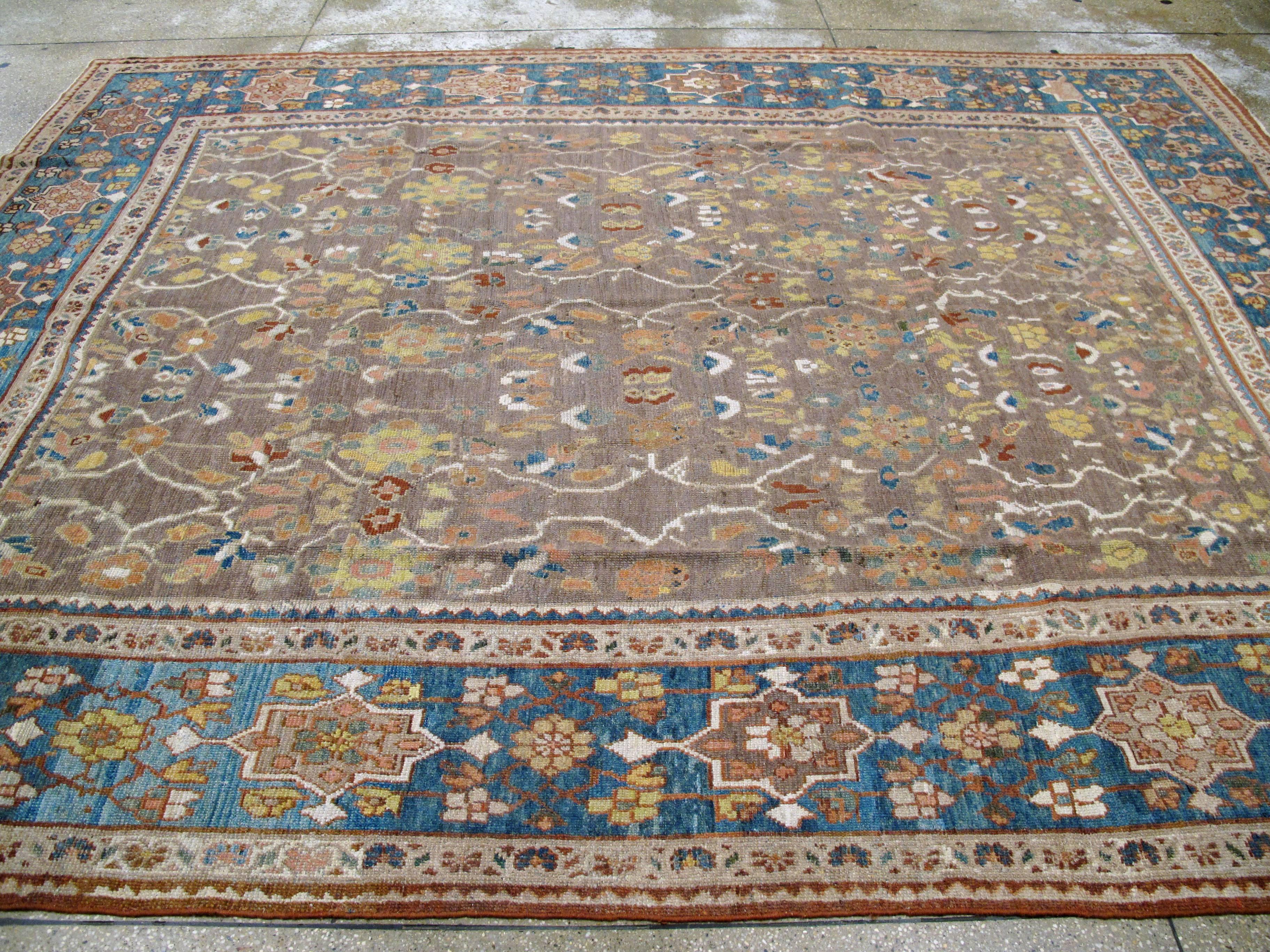 Antique Persian Mahal Rug 1