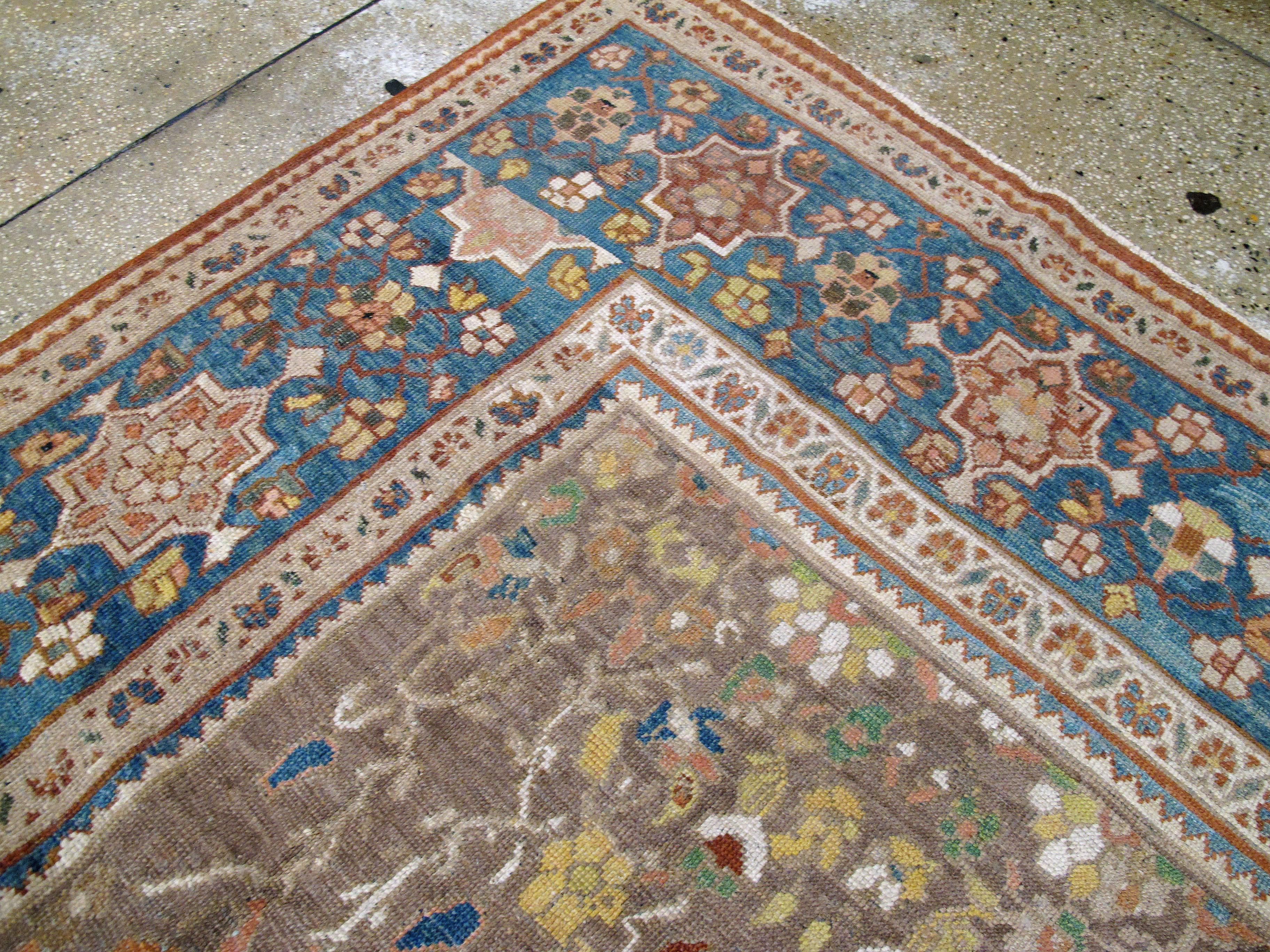 20th Century Antique Persian Mahal Rug