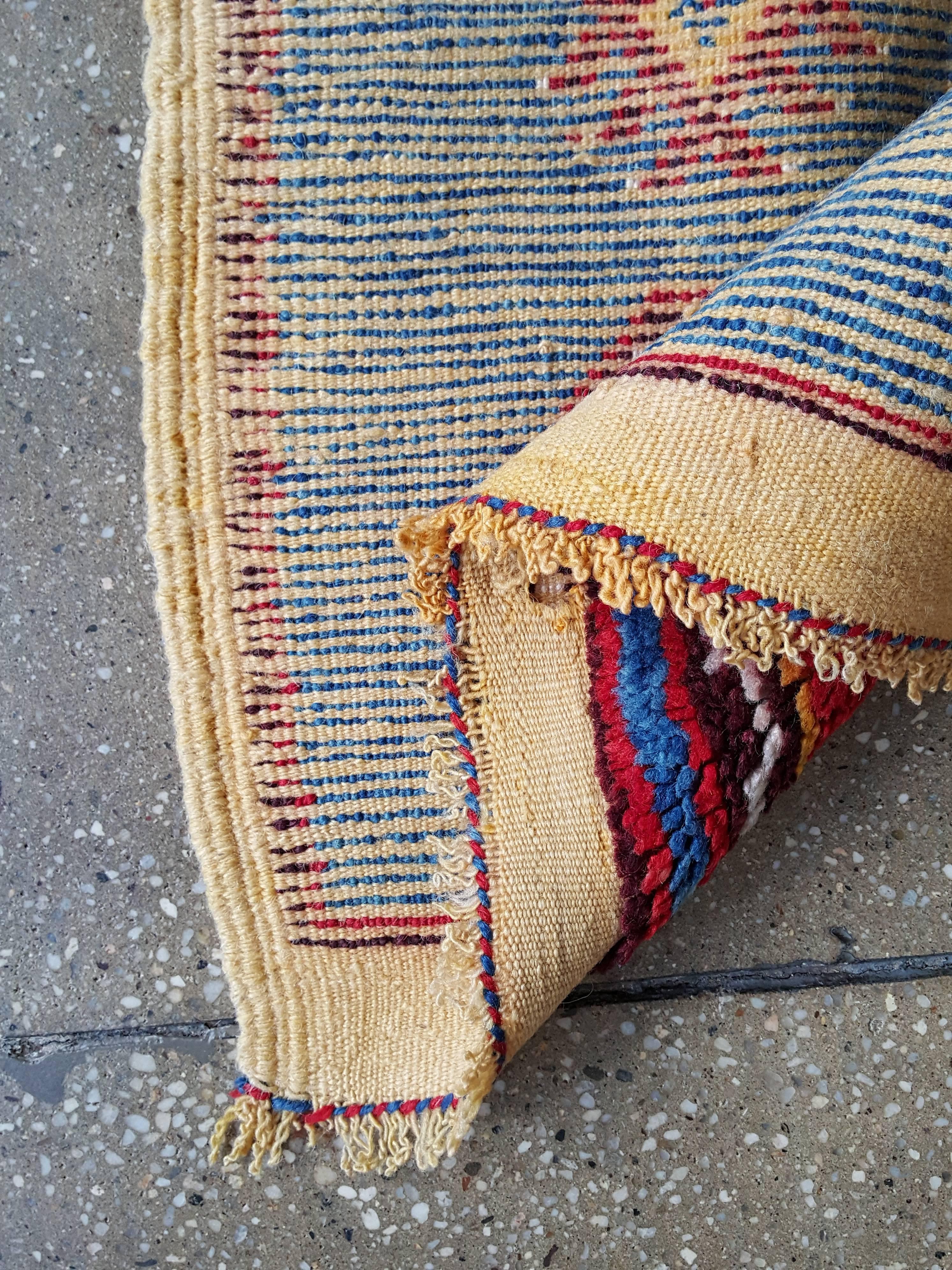 Late 20th Century Vintage Moroccan Berber Rug