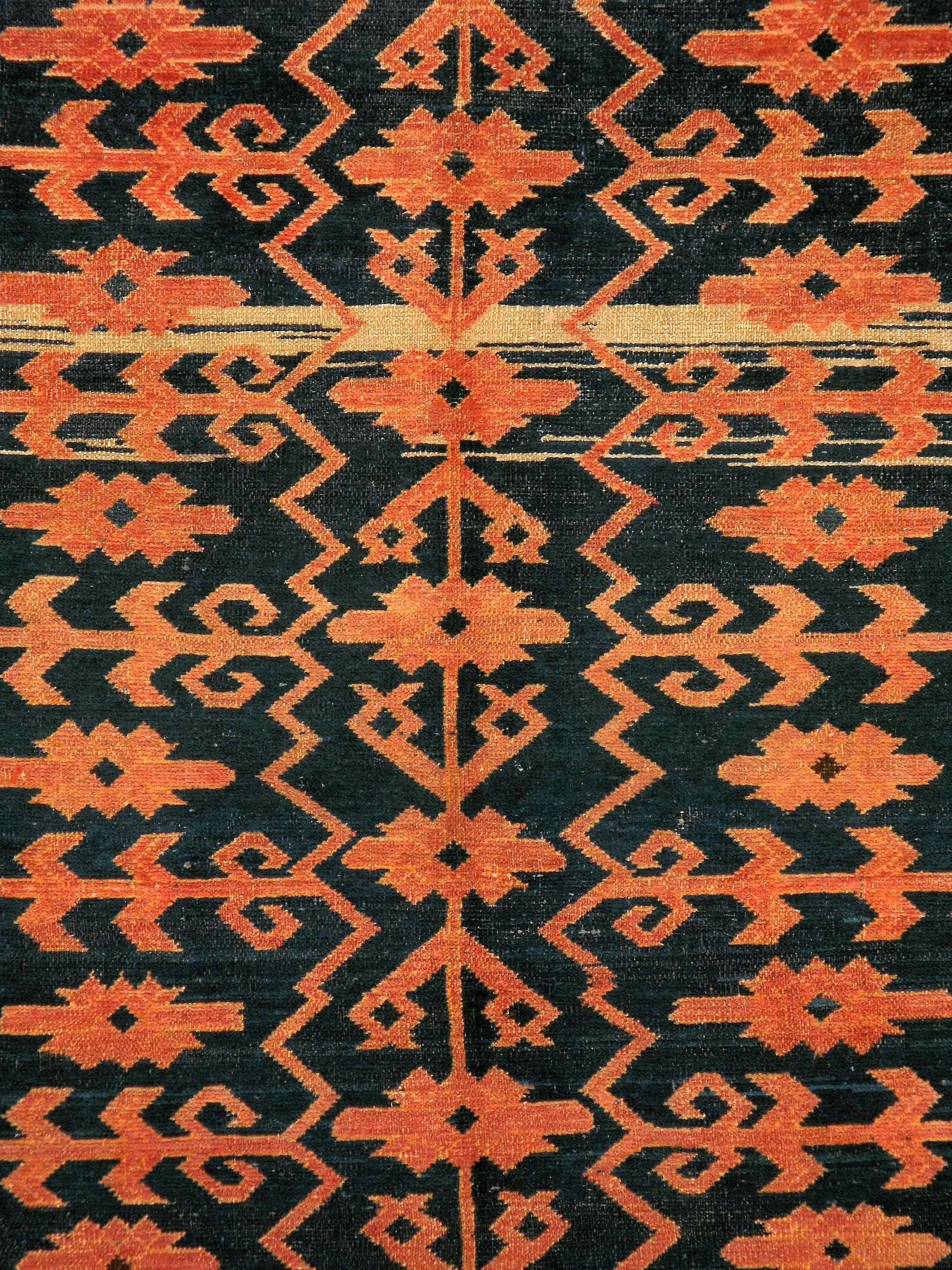 Khotan Antique East Turkestan Kirghiz Rug For Sale