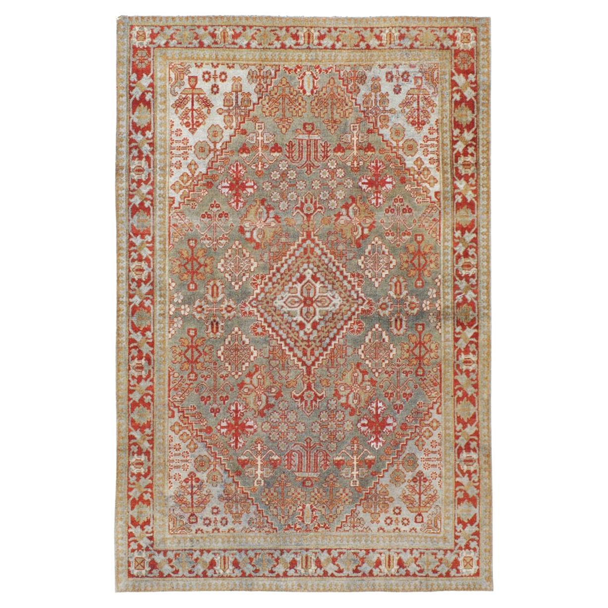Mid-20th Century Persian Joshegan Accent Rug