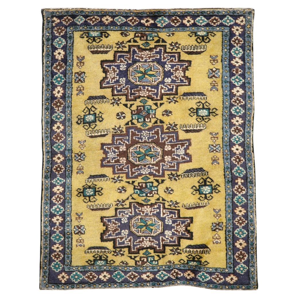 Persischer Tabriz-Würfelteppich aus der Mitte des 20.
