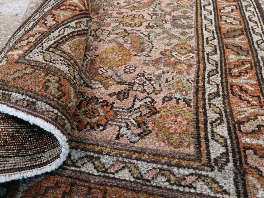 Lana Tappeto persiano Malayer della metà del XX secolo in vendita