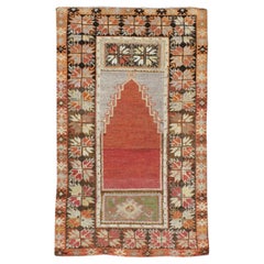 Early 20th Century Turkish Anatolian Throw Rug