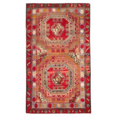 Mid-20th Century Persian Tabriz Throw Rug
