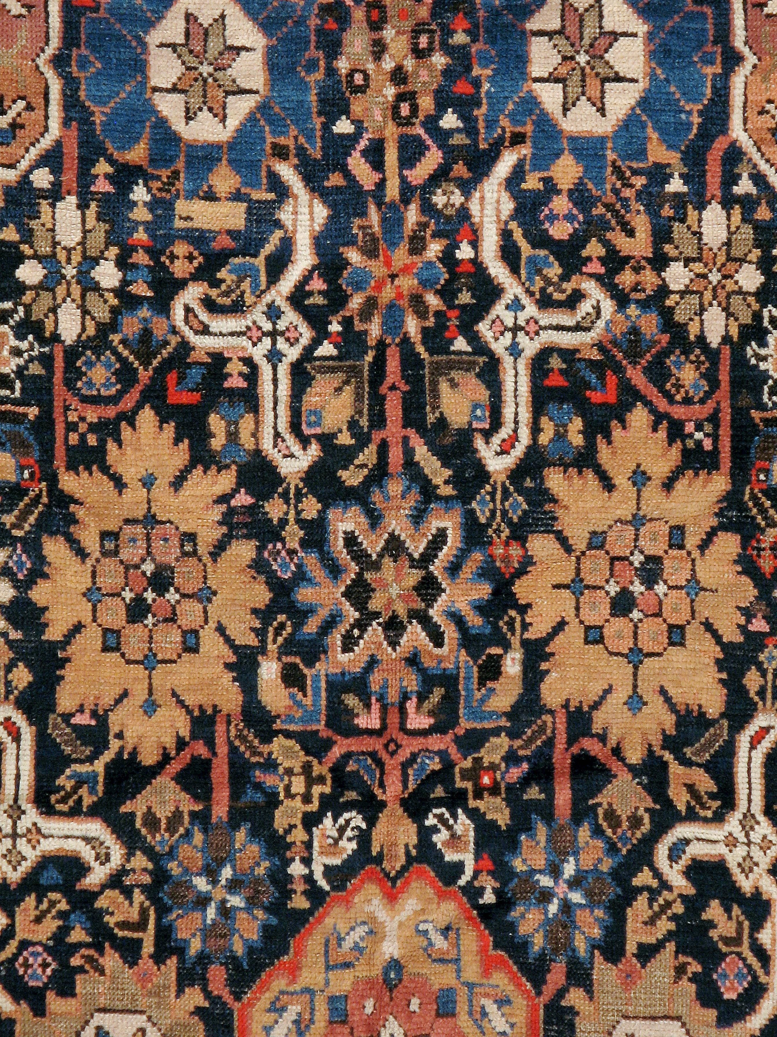 Hand-Woven Anitque Persian North West Rug