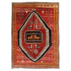 Galerie Shabab Collection Mid-20th Century Turkish Anatolian Pictorial Carpet