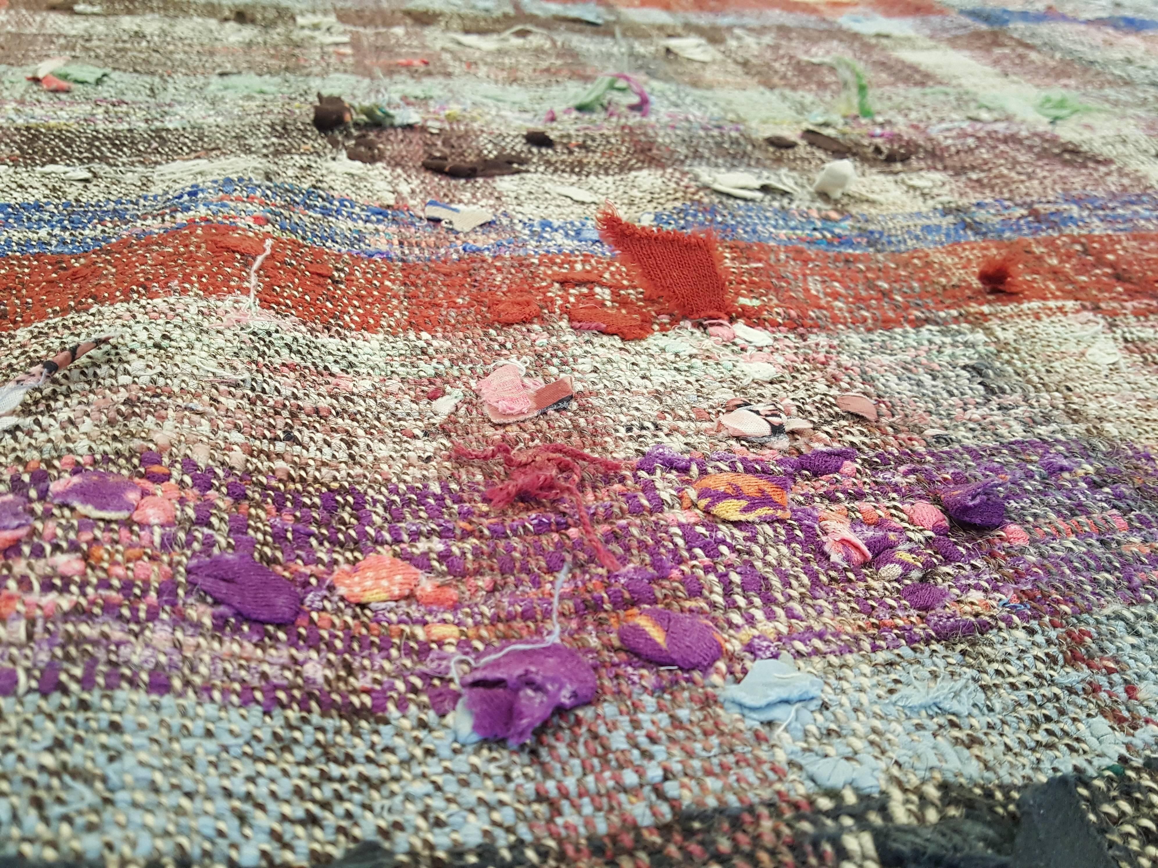 Fabric Turkish Flat-Weave Rug