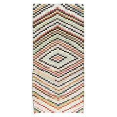 Galerie Shabab Collection Mid-20th Century Turkish Art Deco Style Anatolian Rug