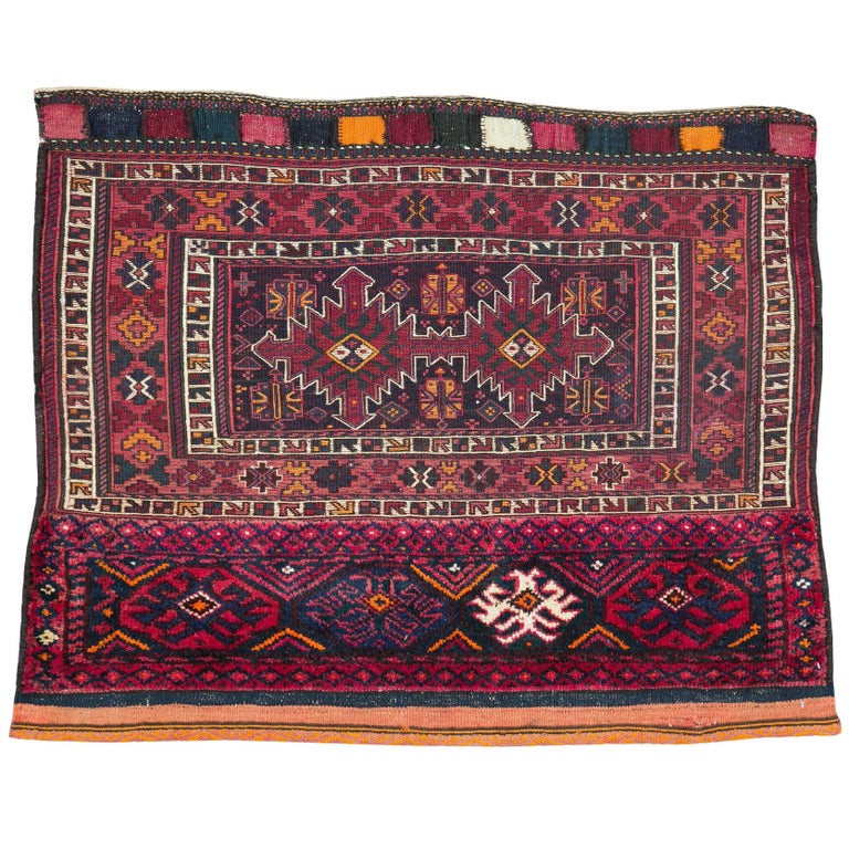 Vintage Uzbek Tribal Rug For Sale at 1stDibs