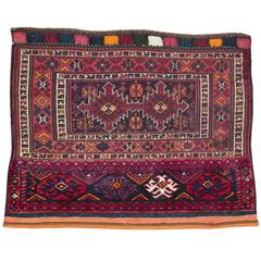 Vintage Uzbek Tribal Rug 4