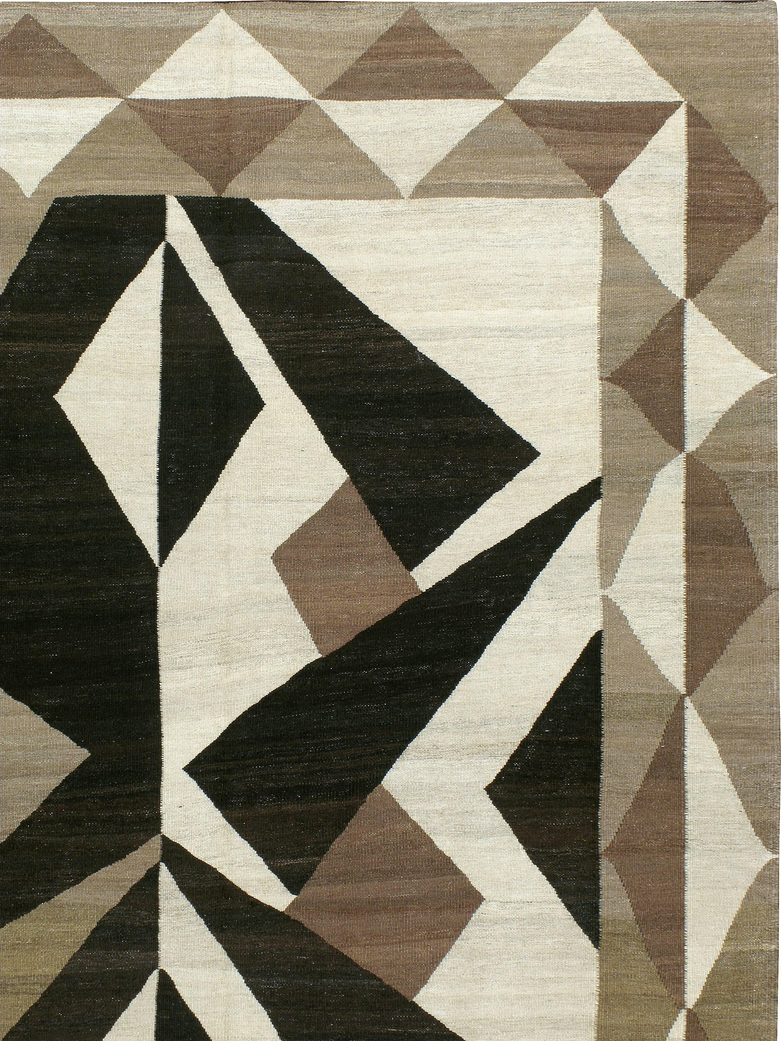 Alfombra Persa Moderna de Tejido Plano Estilo Kilim Moderno en venta