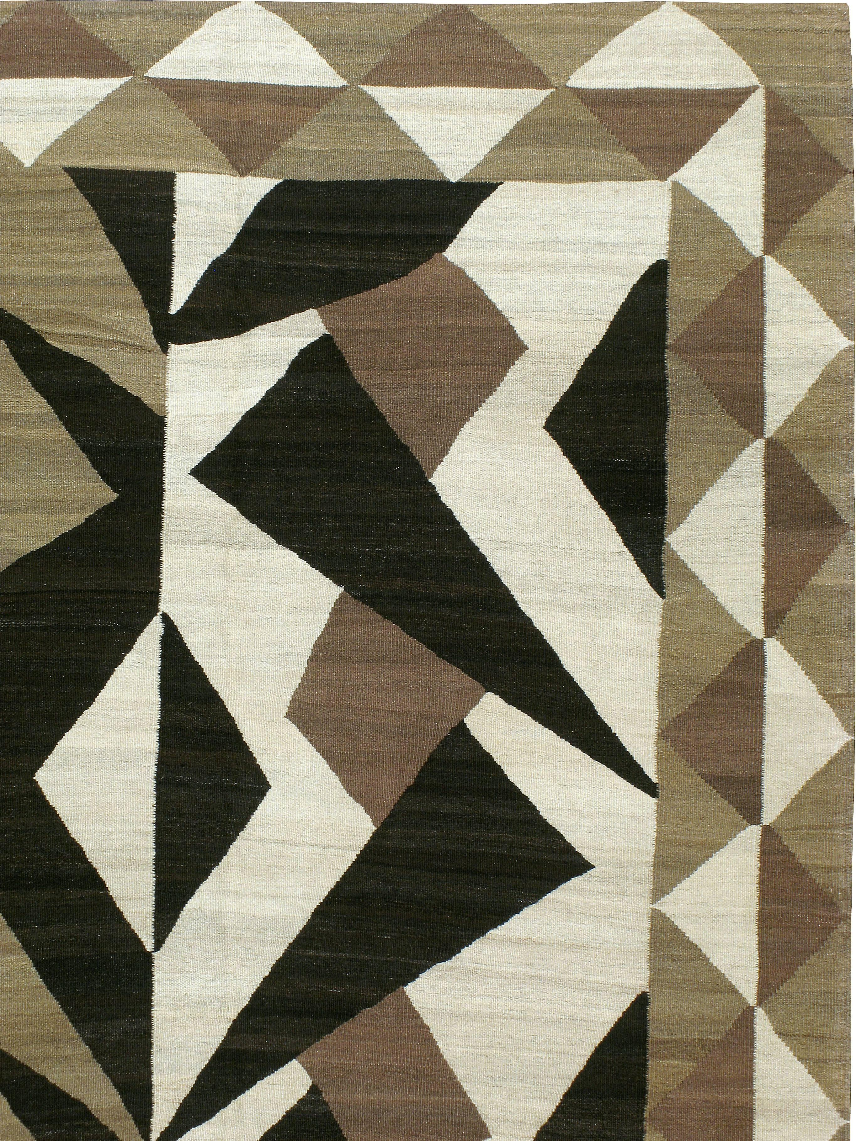 Alfombra Persa Moderna de Tejido Plano Estilo Kilim Tejido a mano en venta