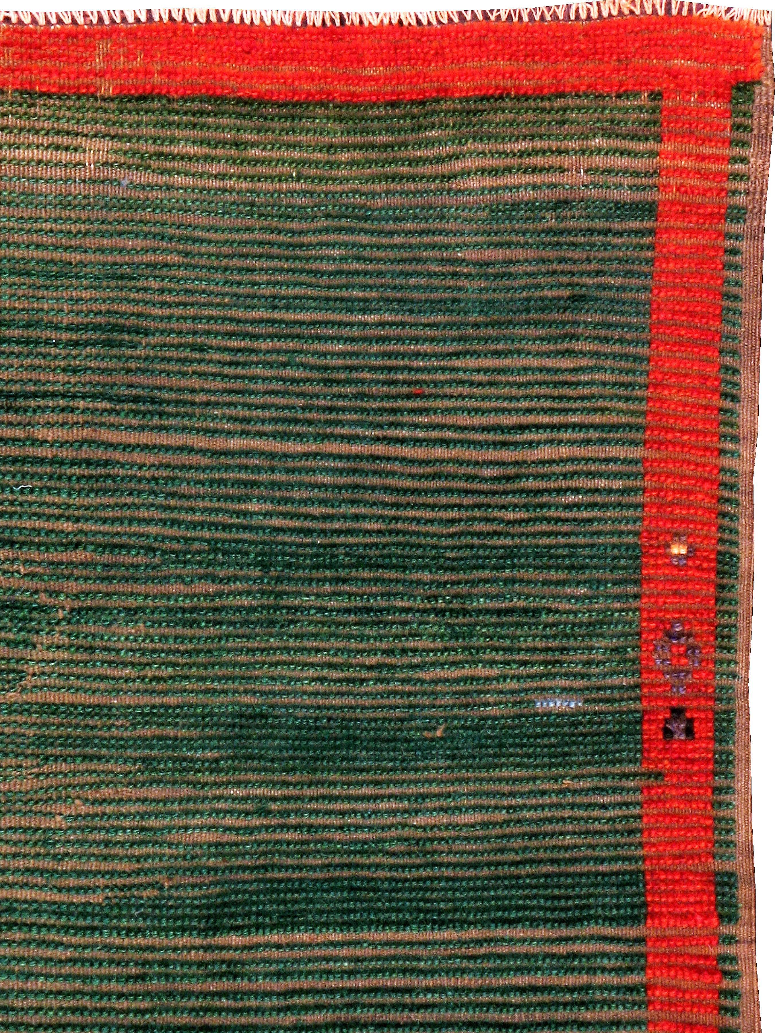 A vintage Turkish Tulu carpet from the second quarter of the 20th century.