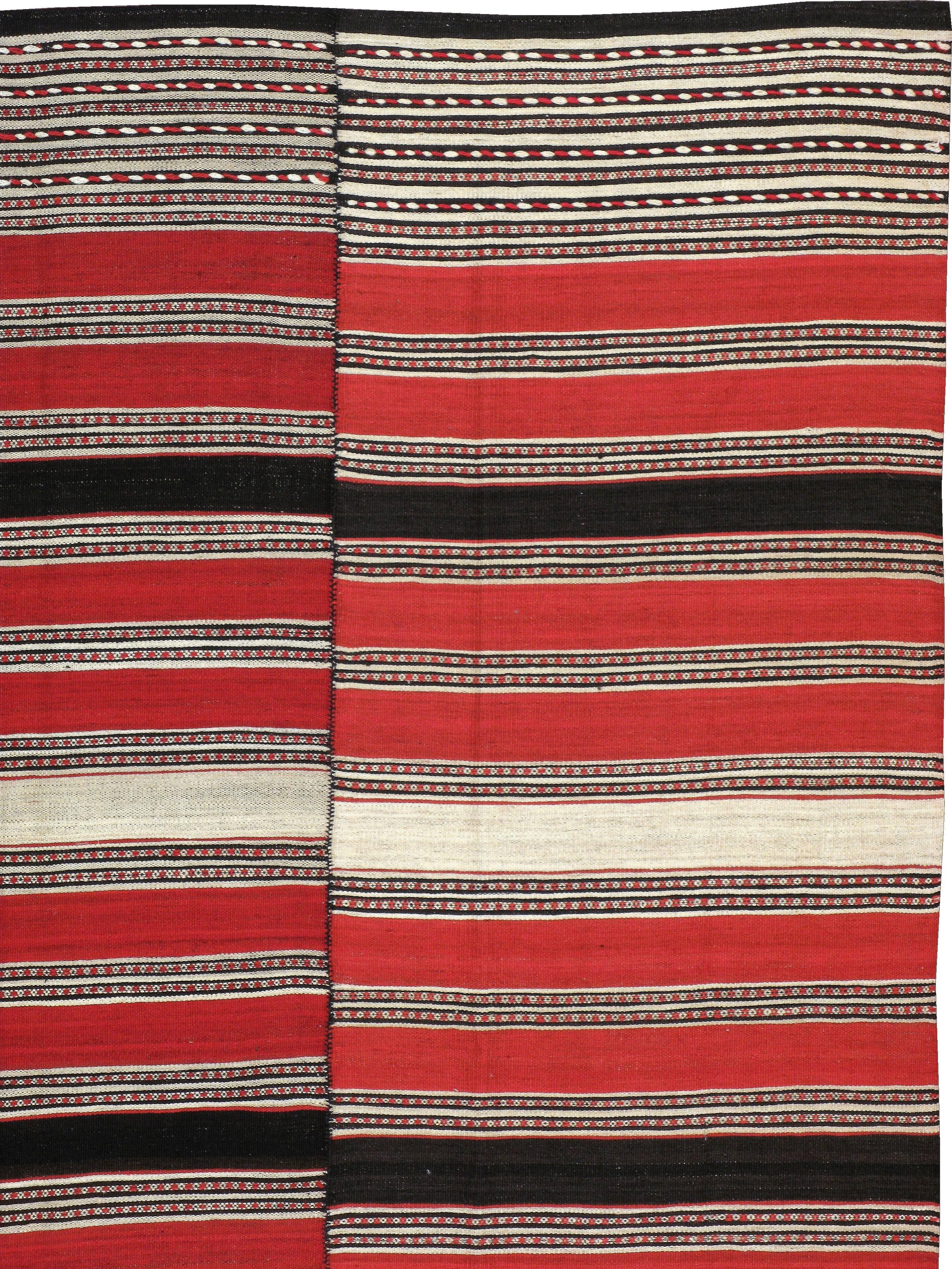 Tessuto a mano Kilim persiano vintage a trama piatta in vendita