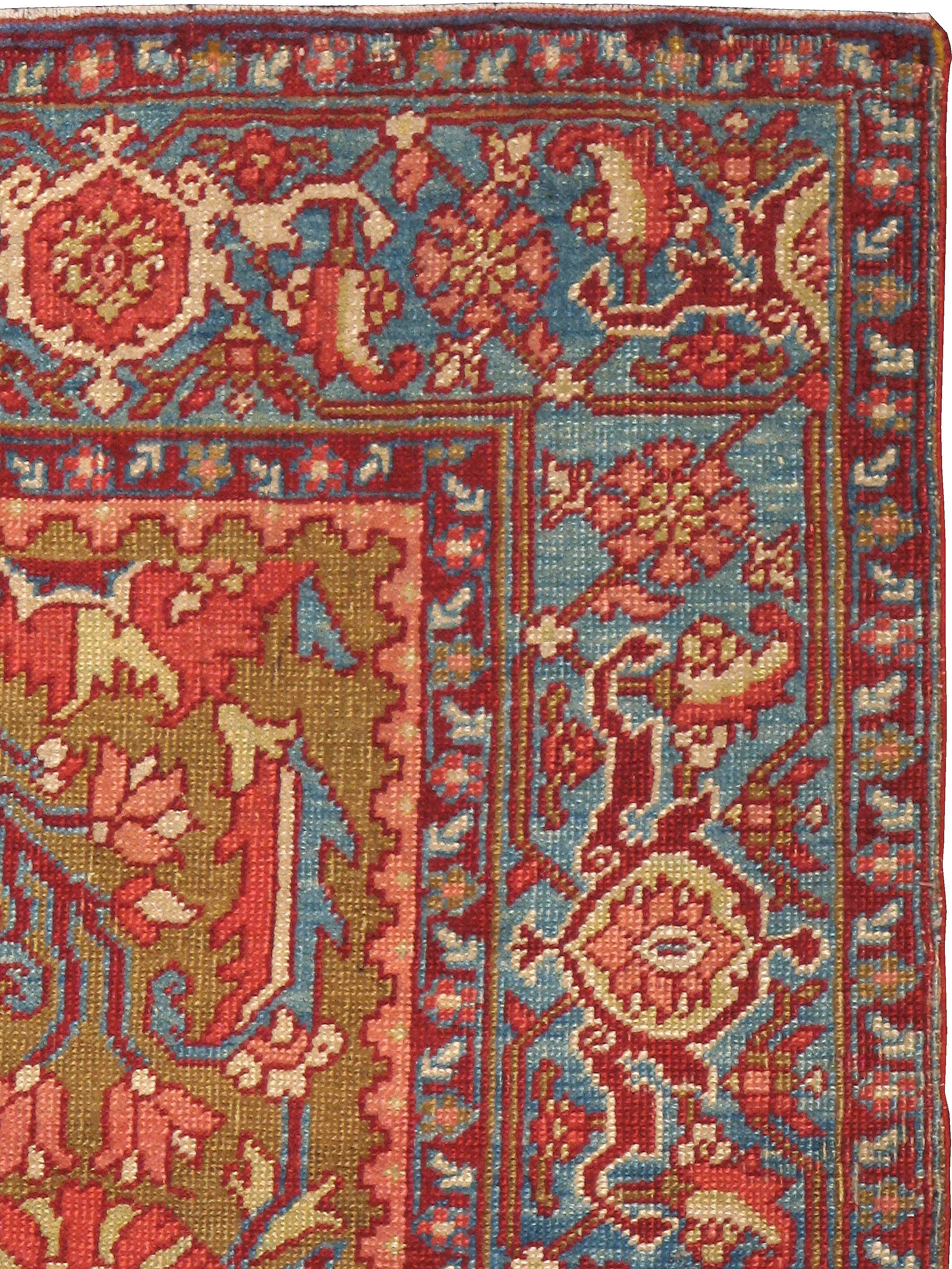 Heriz Serapi Antique Persian Heriz Rug