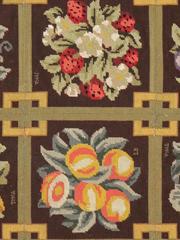 Vintage English Needlepoint Rug