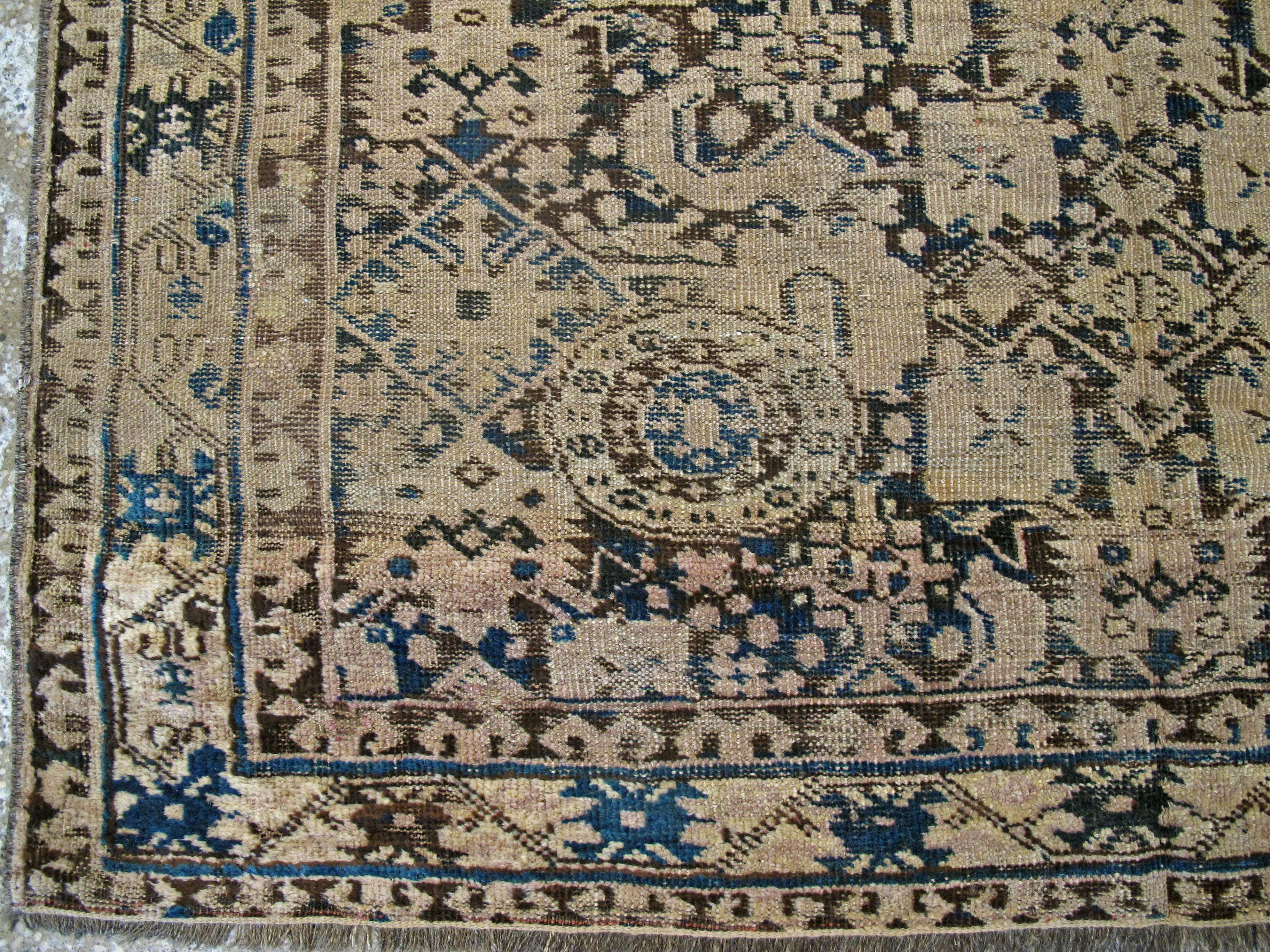 20th Century Antique Central Asian Turkoman Rug For Sale