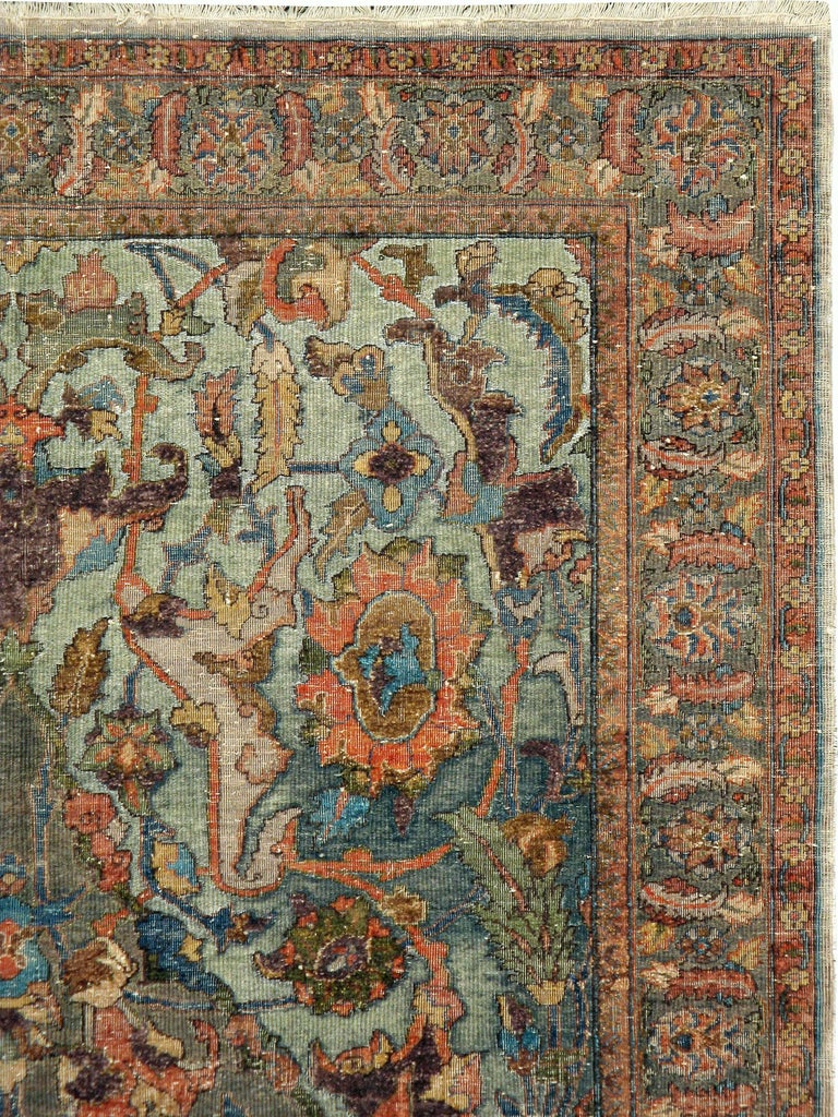 Antique Turkish Herekeh Polonaise Rug For Sale at 1stdibs